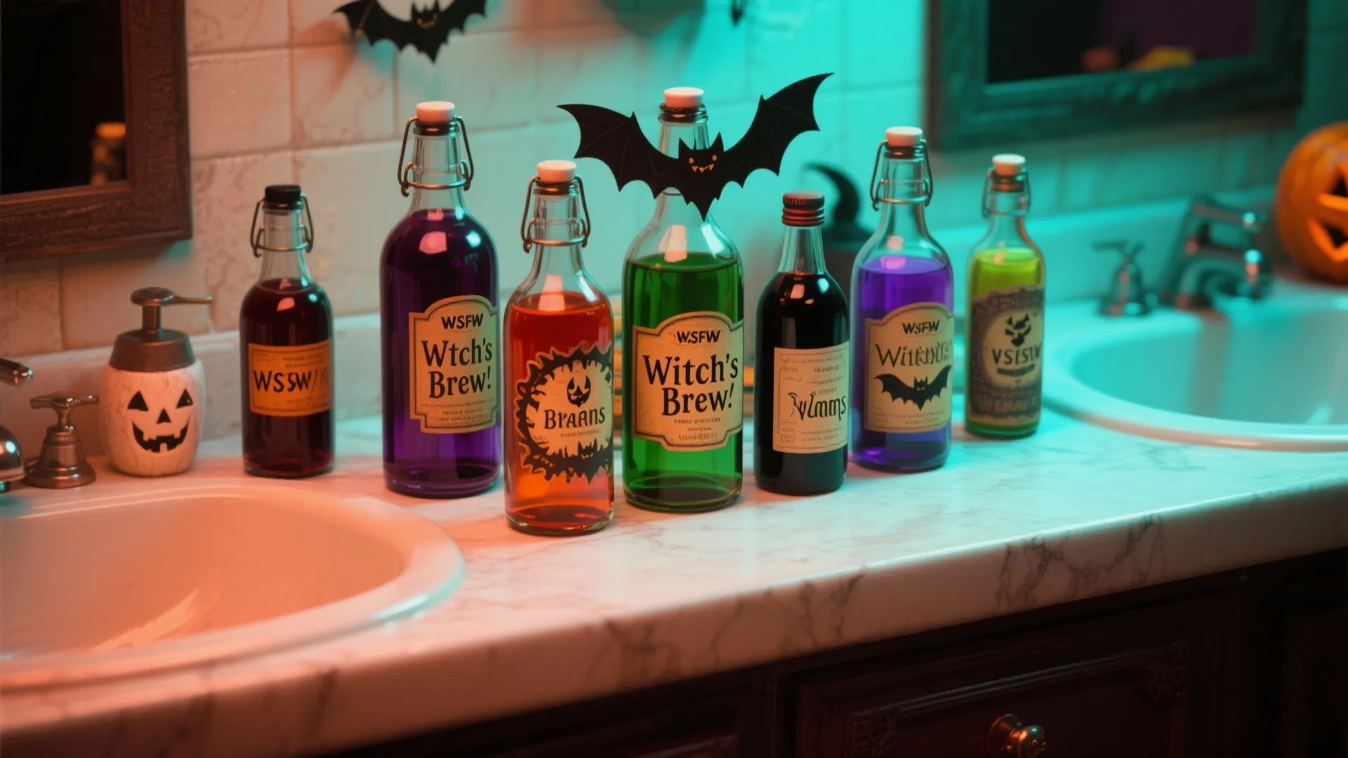 5. Potion Bottle Displays