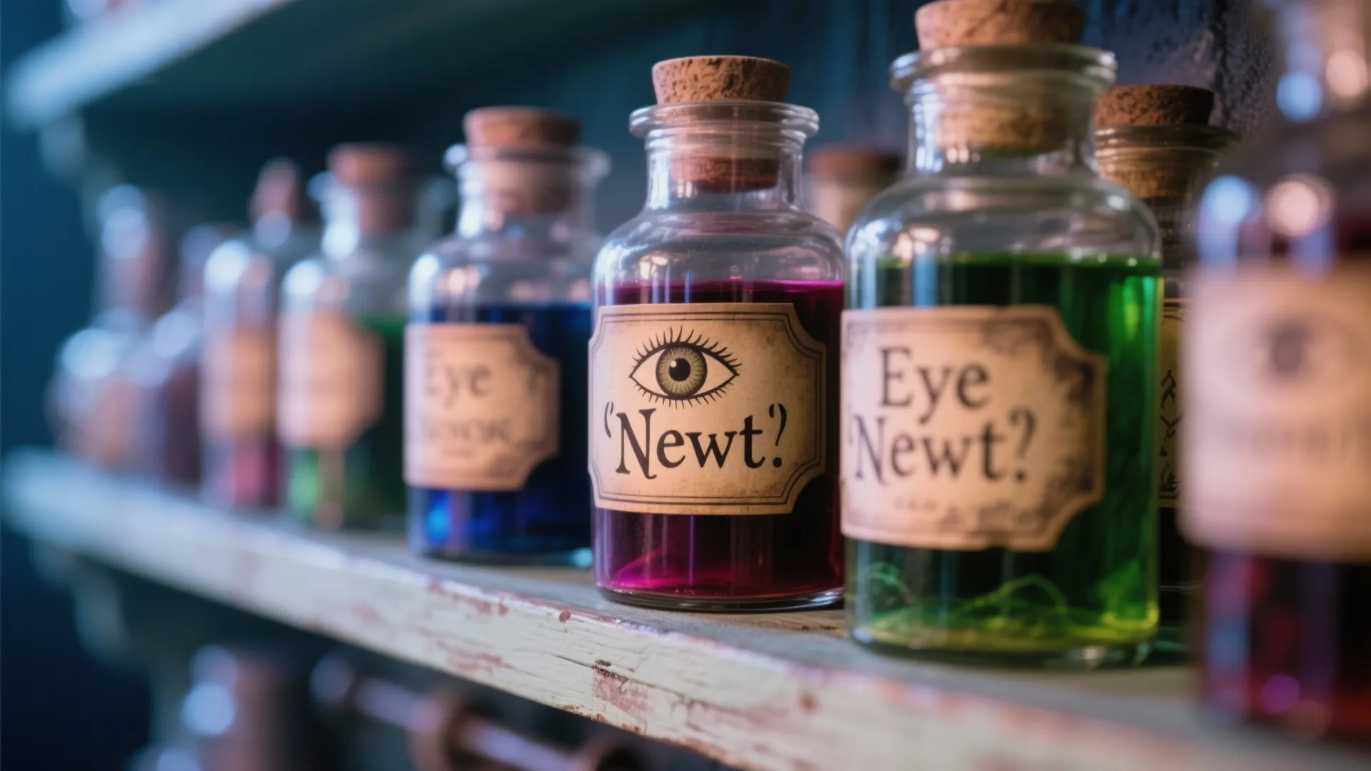 7. Potion Jar Displays