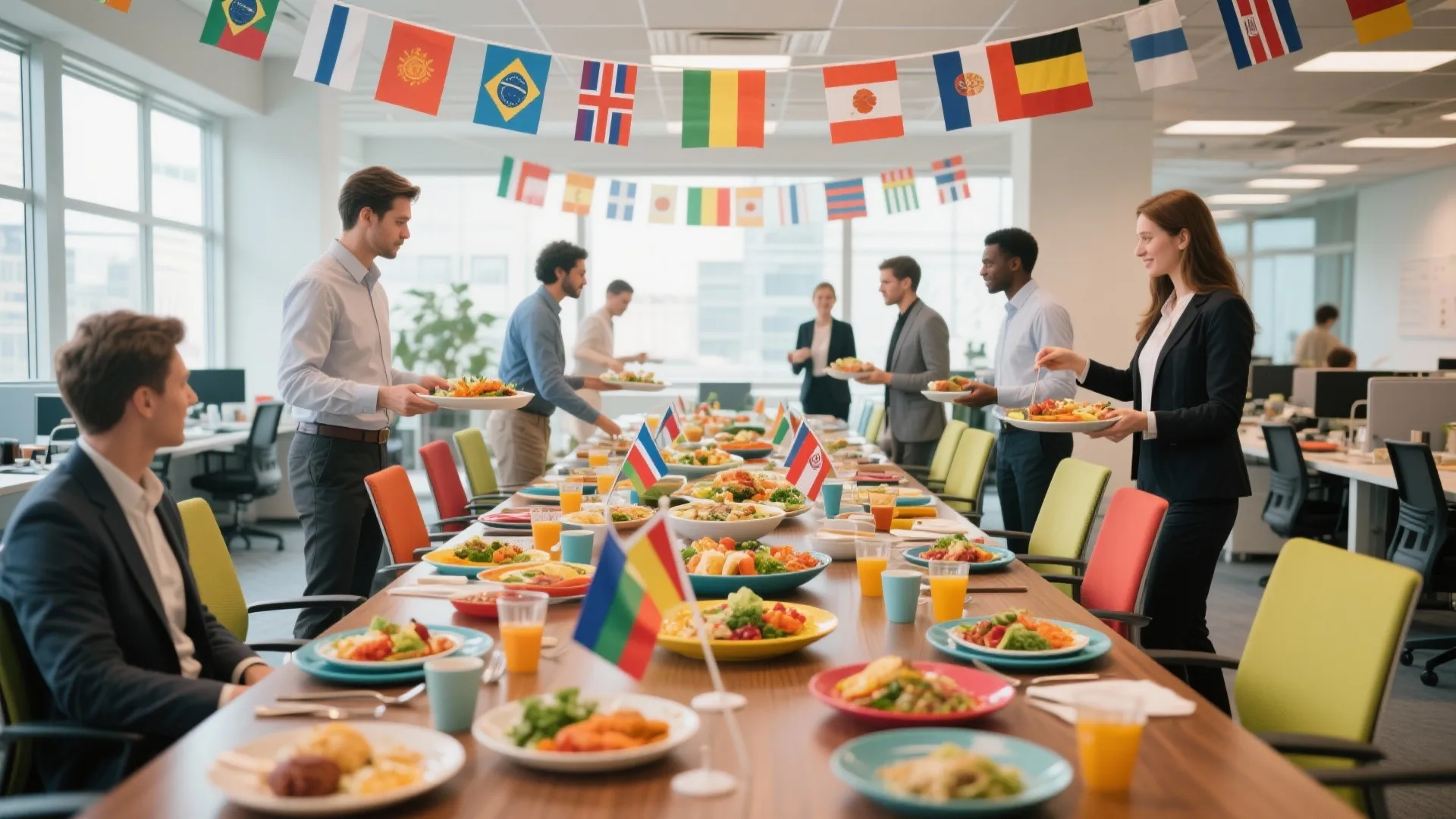 2. Potluck Lunch from Around the World