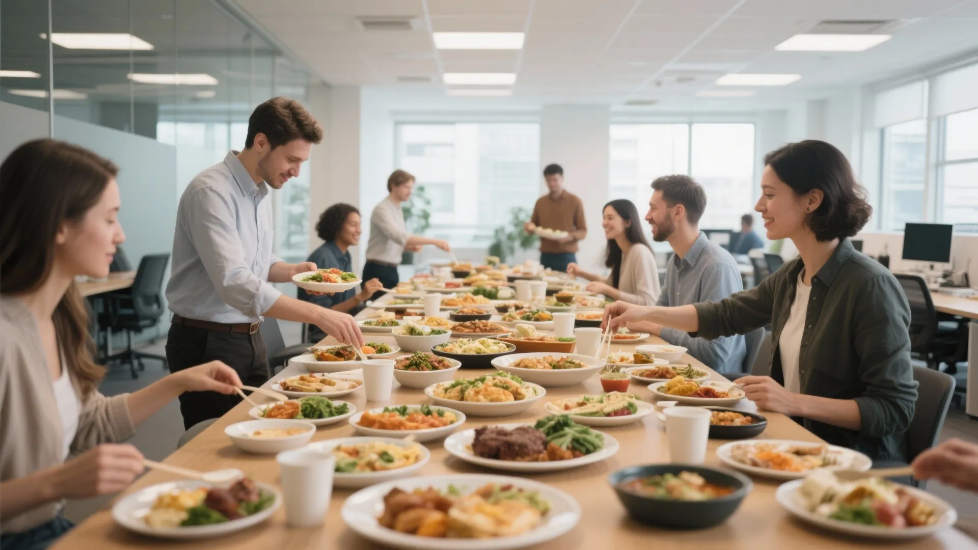 2. Potluck Lunch Celebration