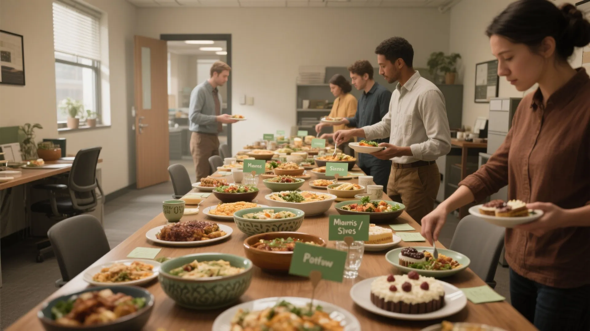 1. Potluck with a Theme