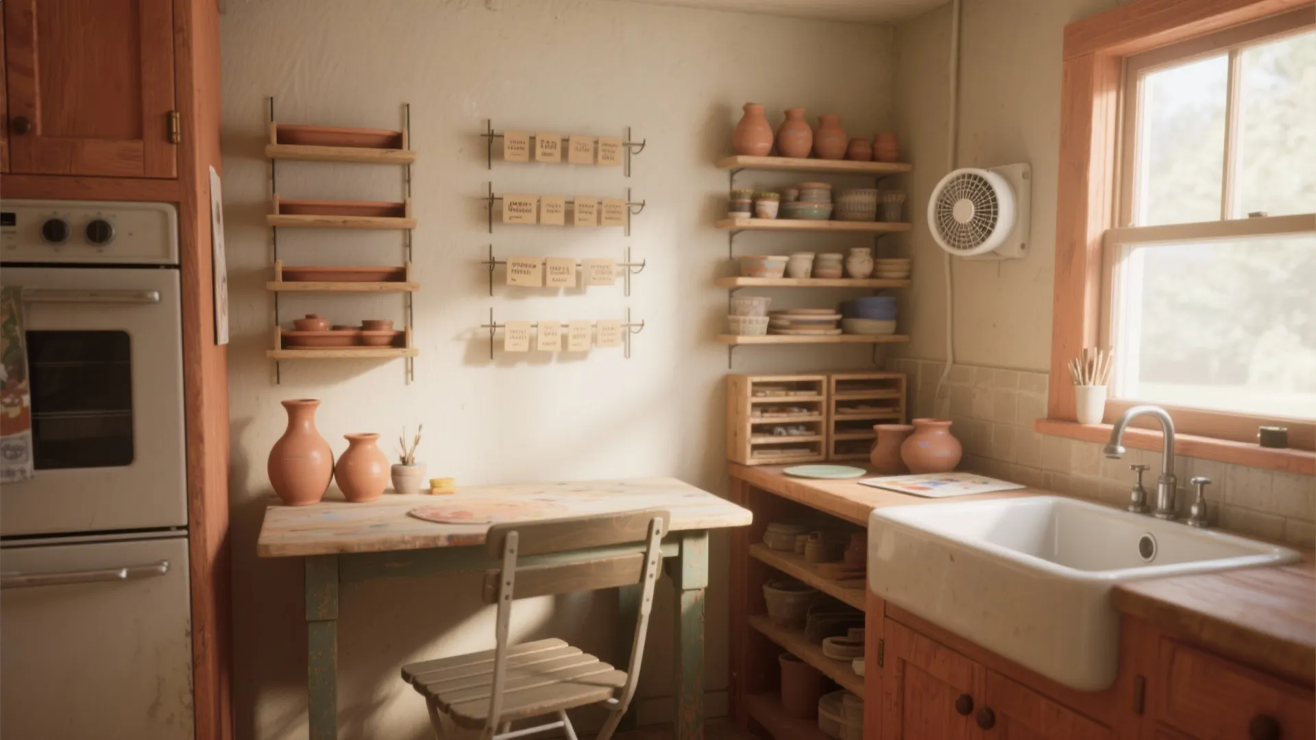 At Home Pottery Painting — 5 Small-Space Ideas: Practical, playful pottery setups for tiny homes from a designer who’s optimized studios and kitchens for a decade