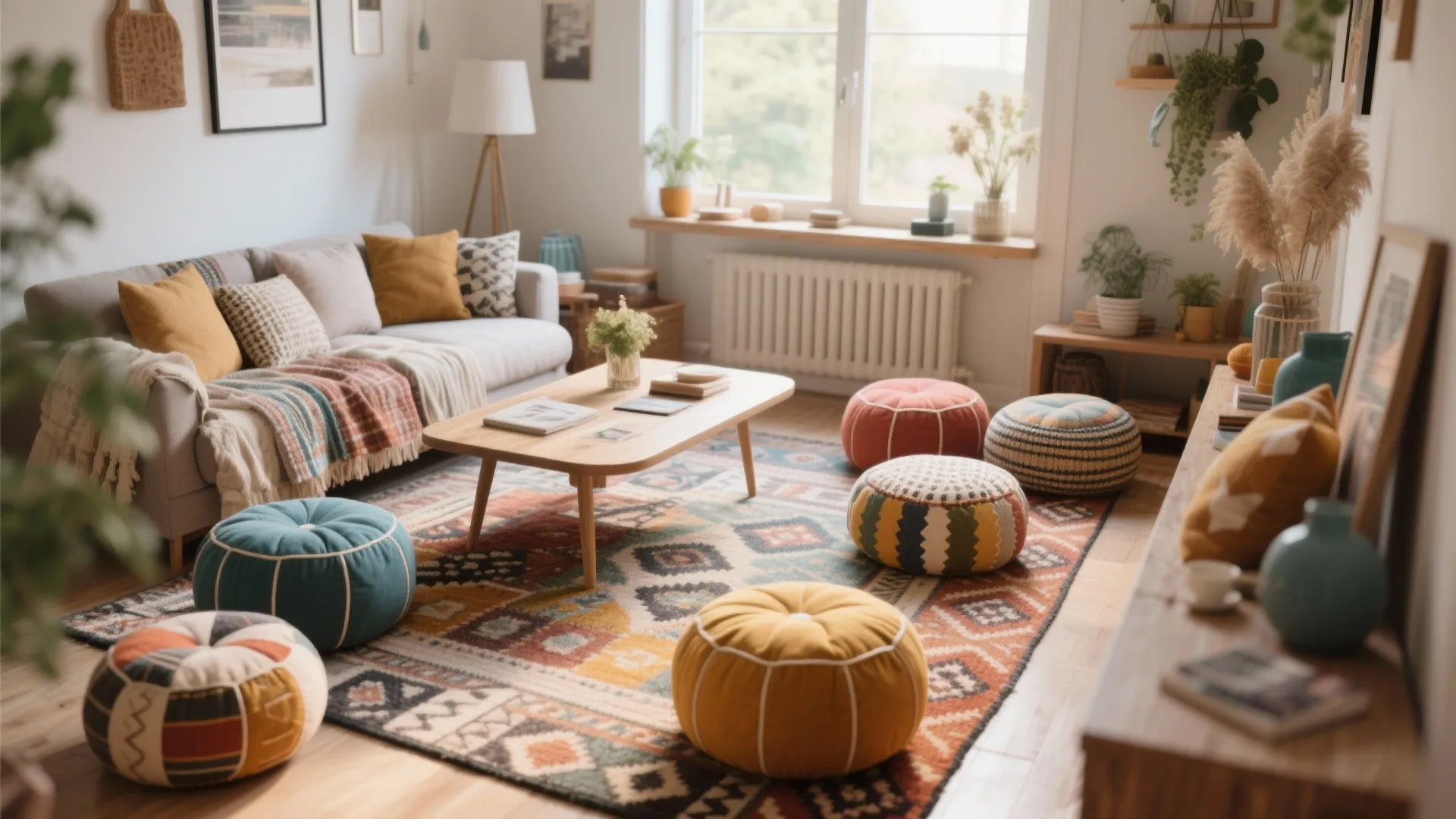 6. Poufs and Floor Cushions