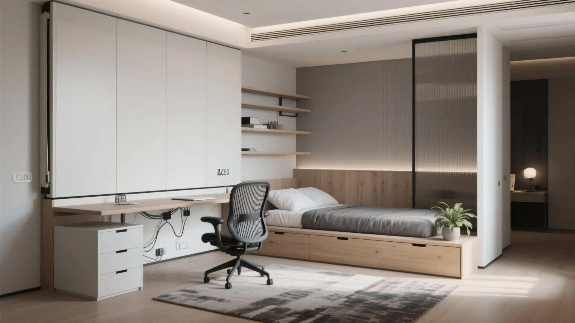 The flexible second room: guest retreat by night, home office by day