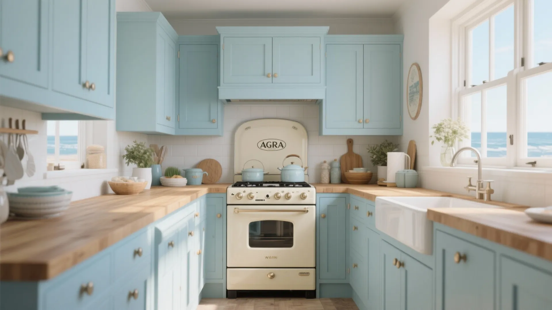 Idea 1: Coastal Calm with Soft Powder Blue