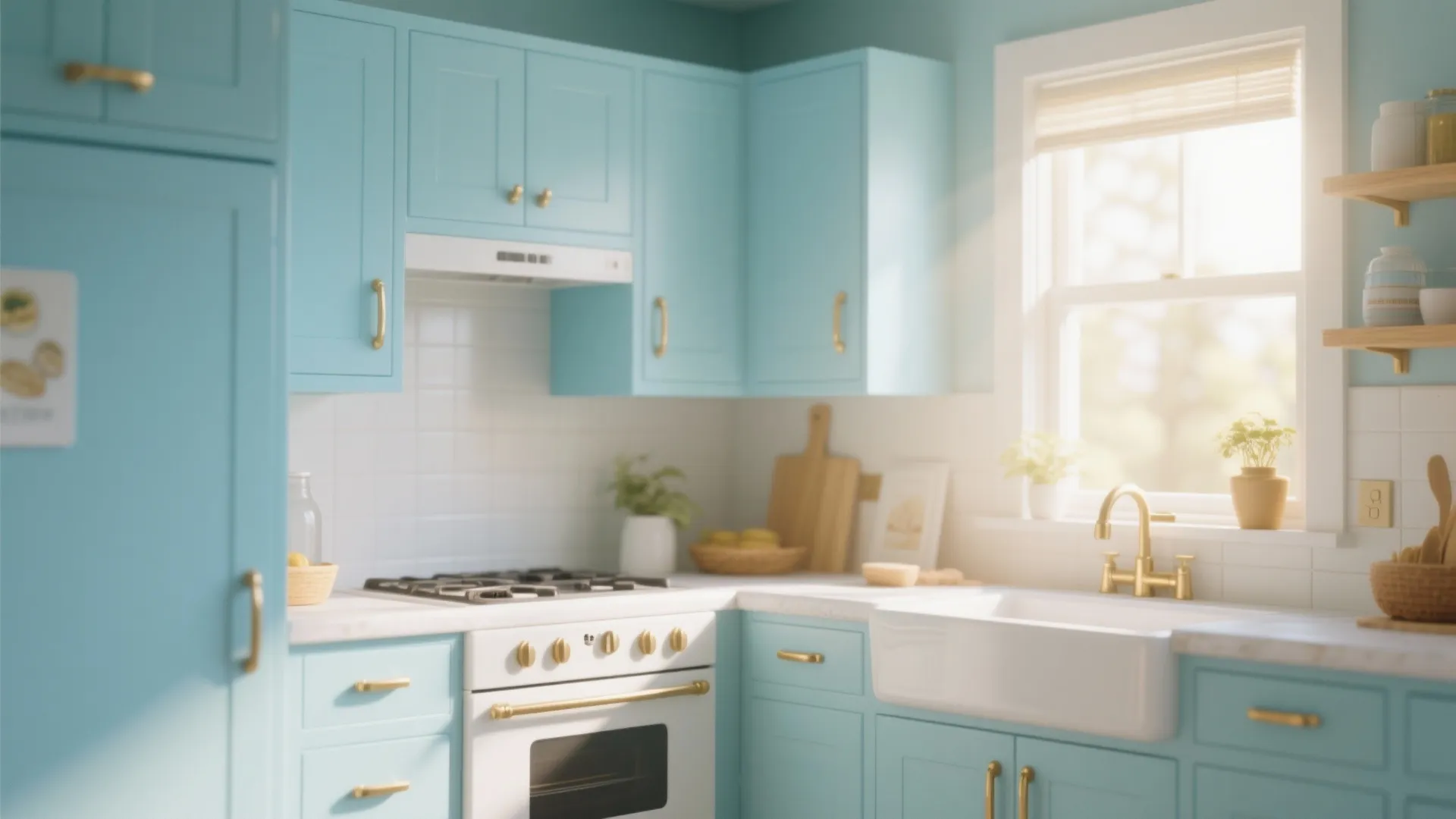 2. Powder Blue for a Fresh Morning Mood