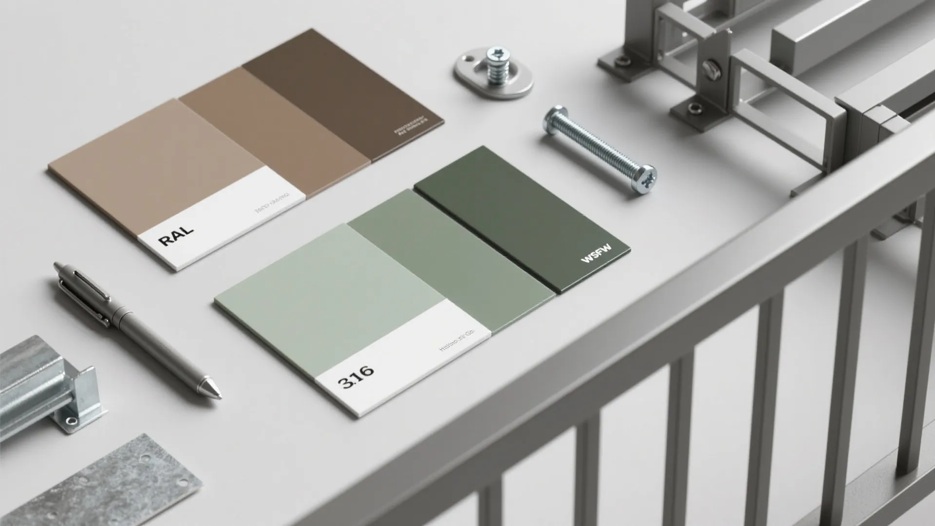 Powder-Coated Steel in Color for Style and Durability