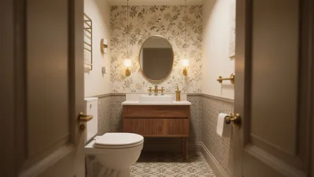 Powder Room Wallpaper Ideas - 5 Small Bath Inspo