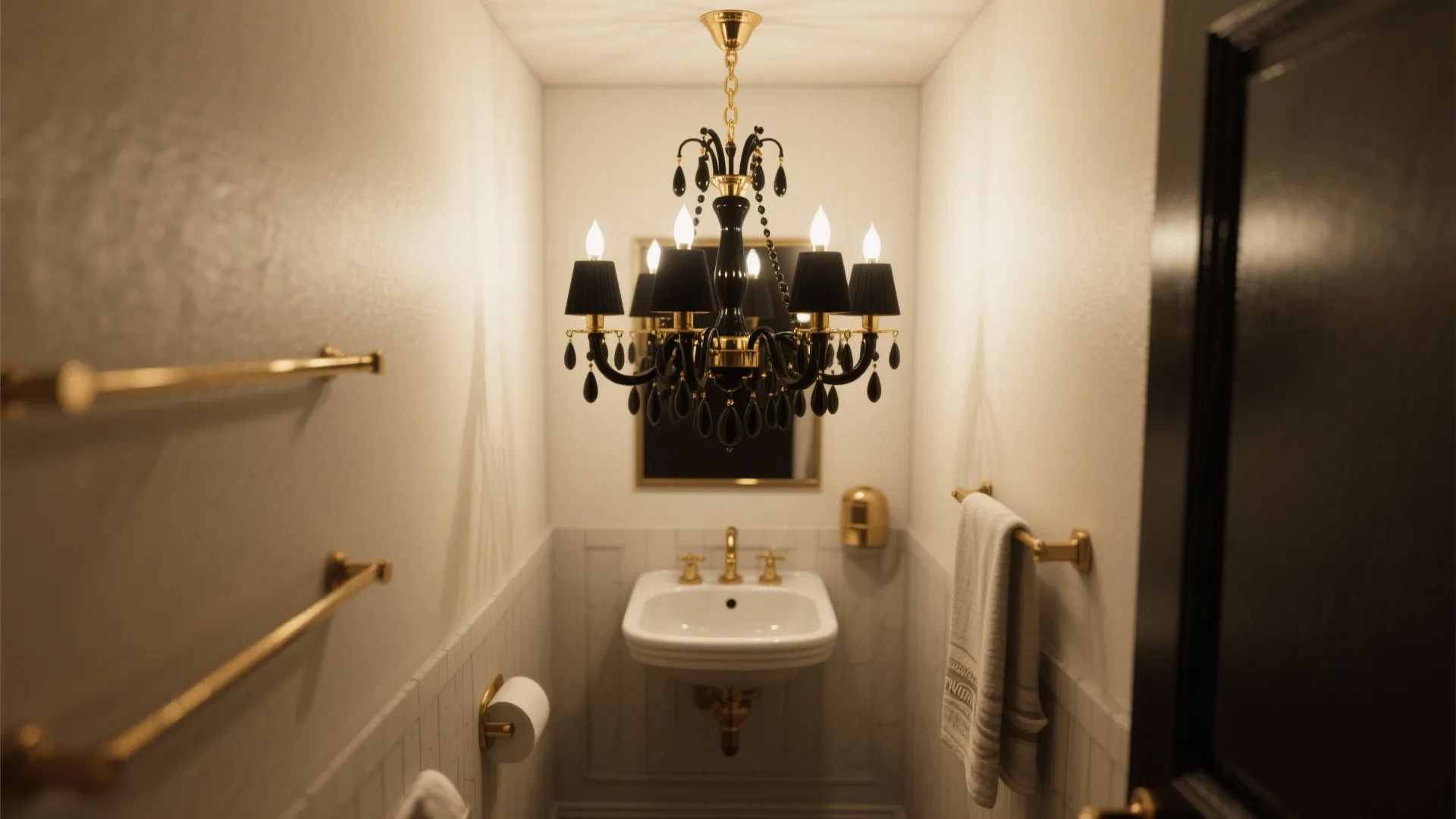5. Statement cluster for powder rooms