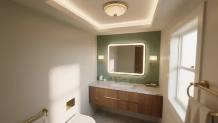 5 Powder Room Ceiling Light Ideas