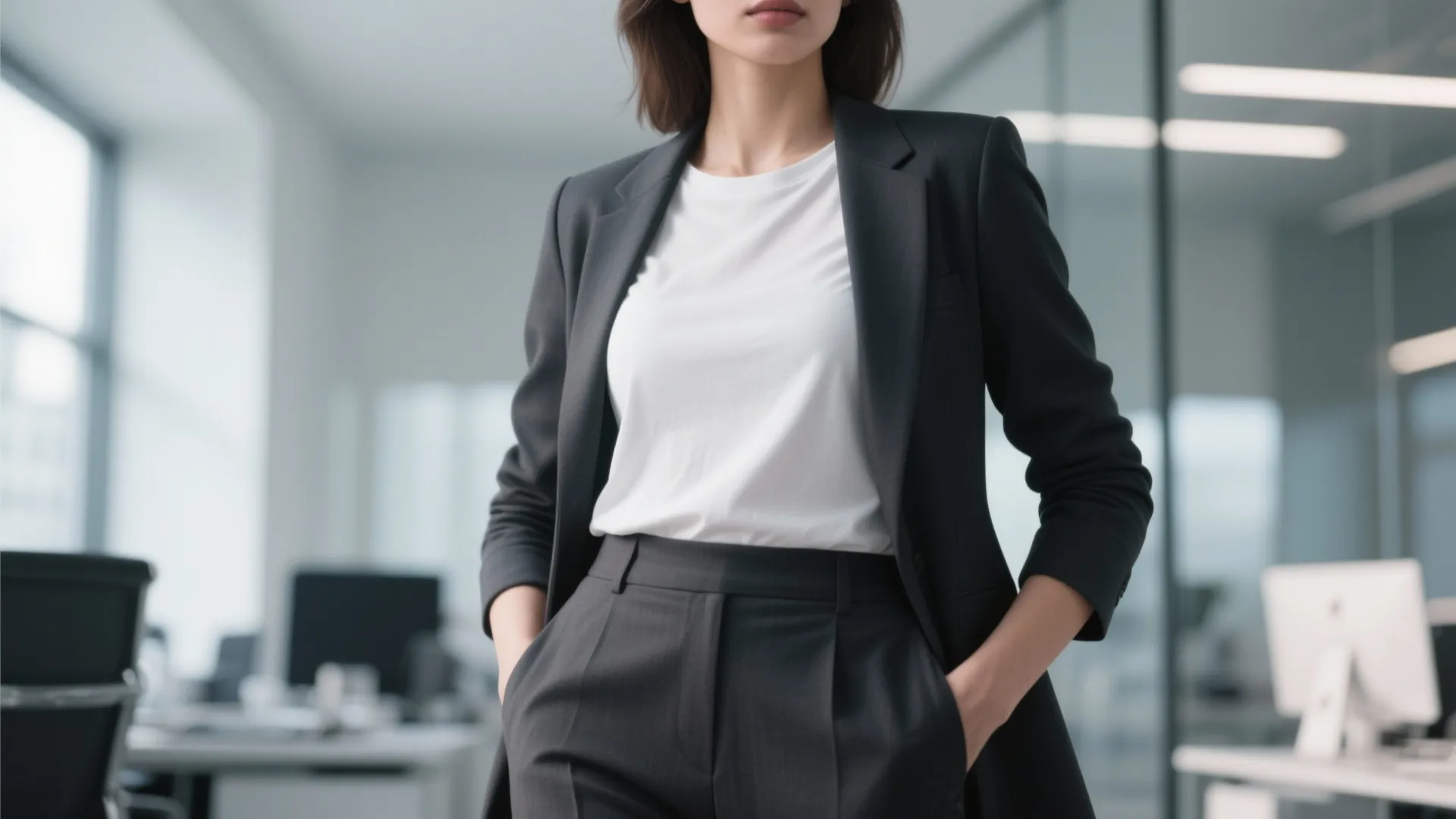 1. The Power Blazer + Tailored Trousers