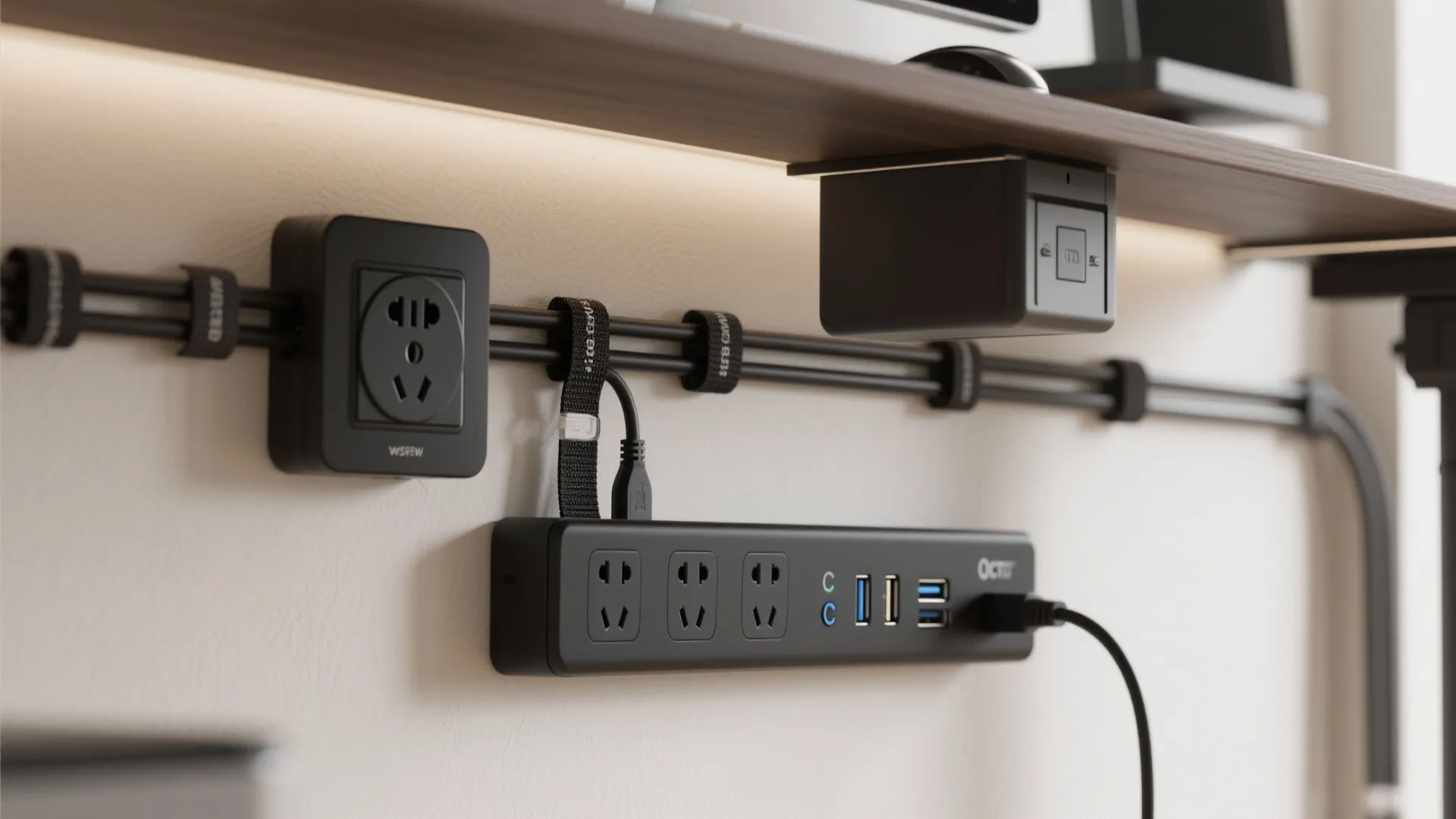 Power, ports, and cable hygiene that just work