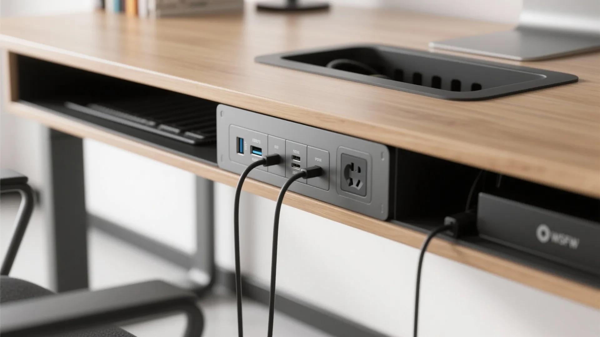 Tech-forward storage and seamless power