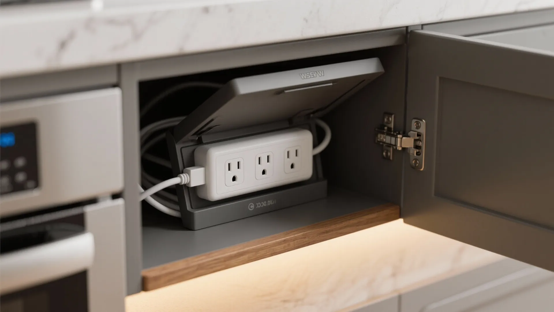 Multi-Function Zones: Coffee, Prep, and Charging in One