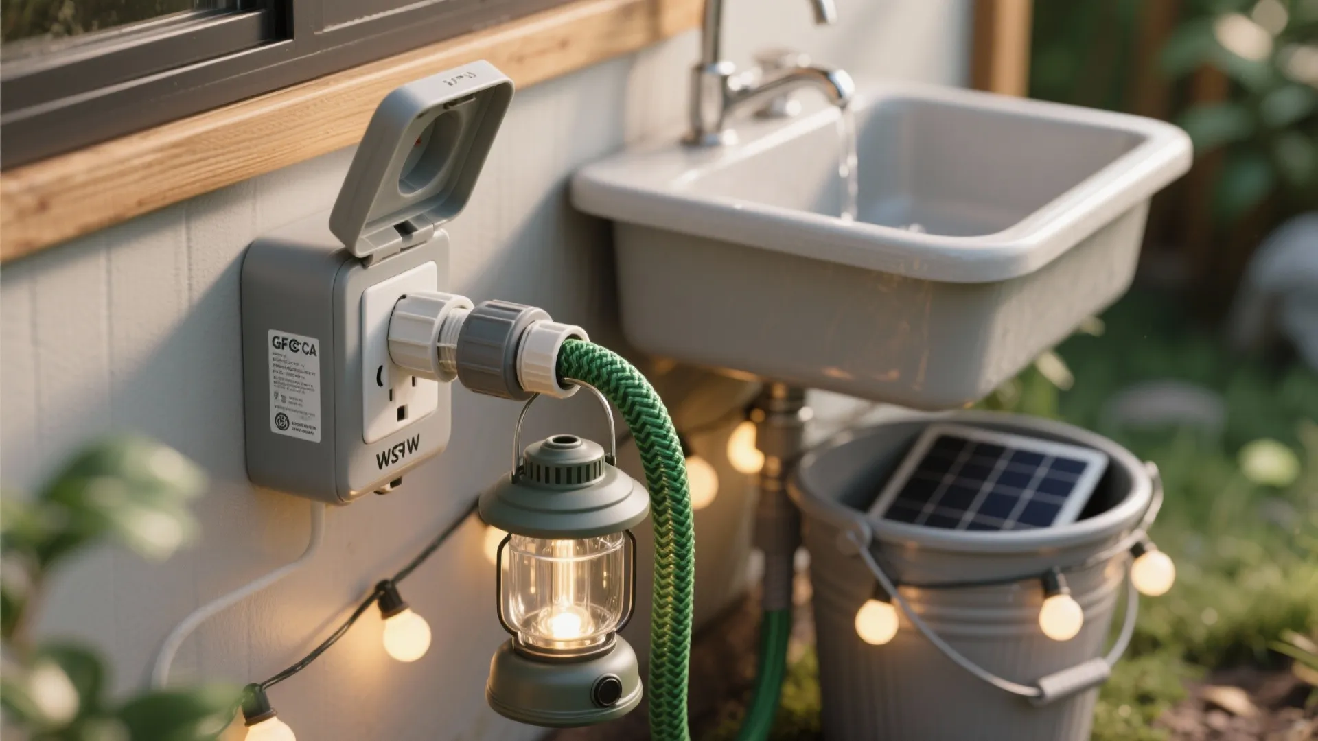 Idea 5: Power, water, and light on a dime