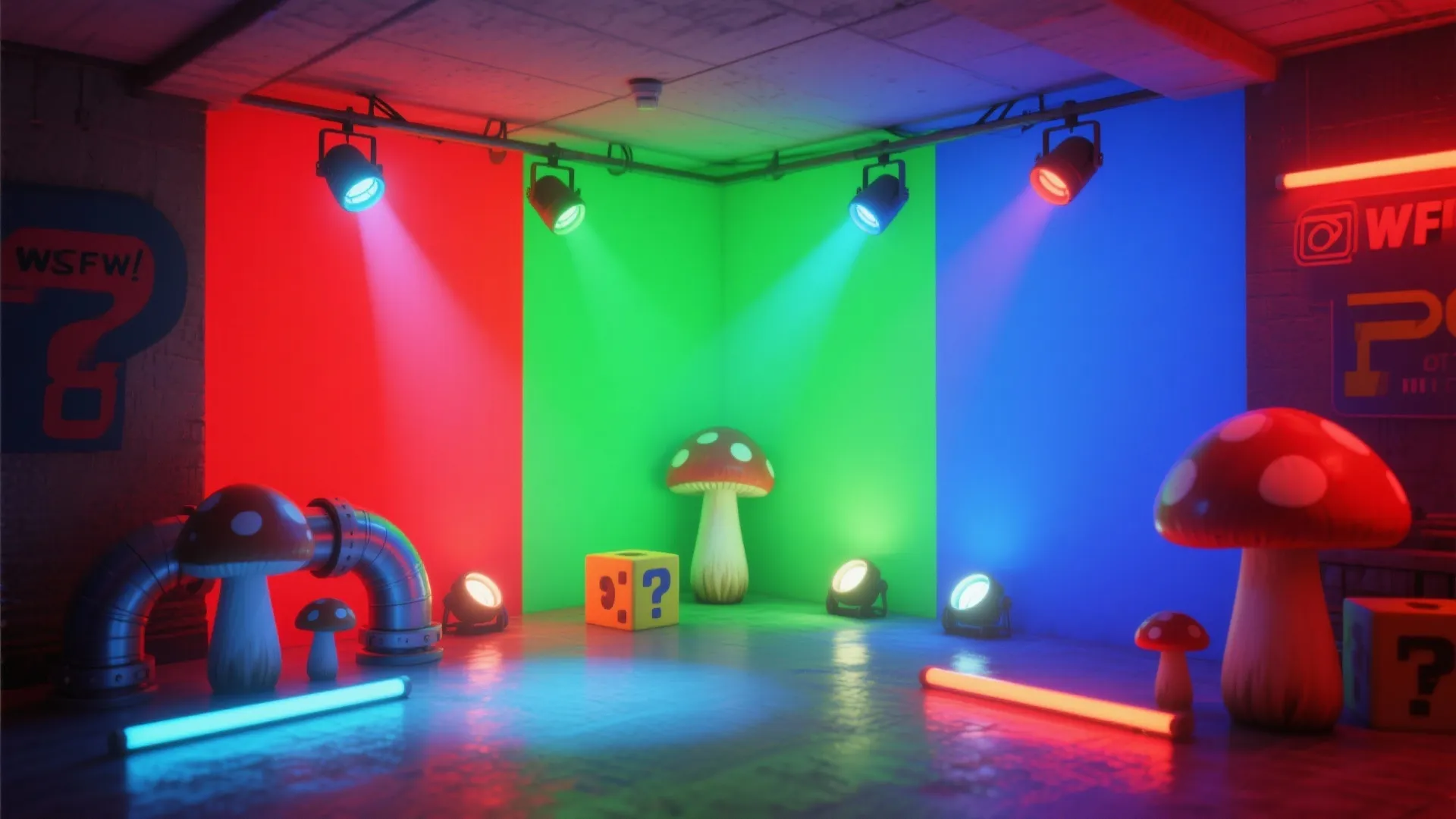 5. Power-Up Lighting with Color Filters