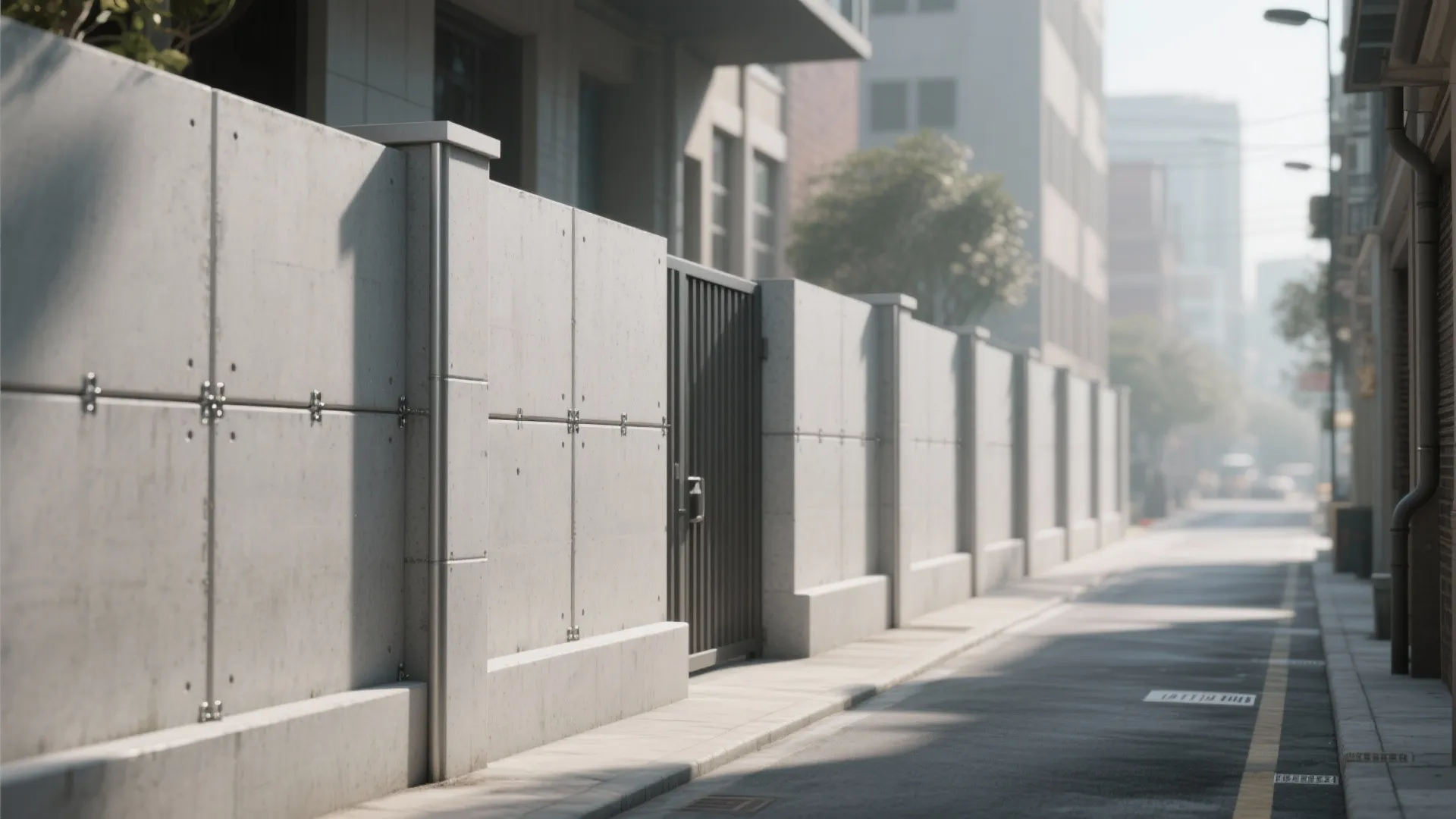 Modular Precast RCC Boundary Walls