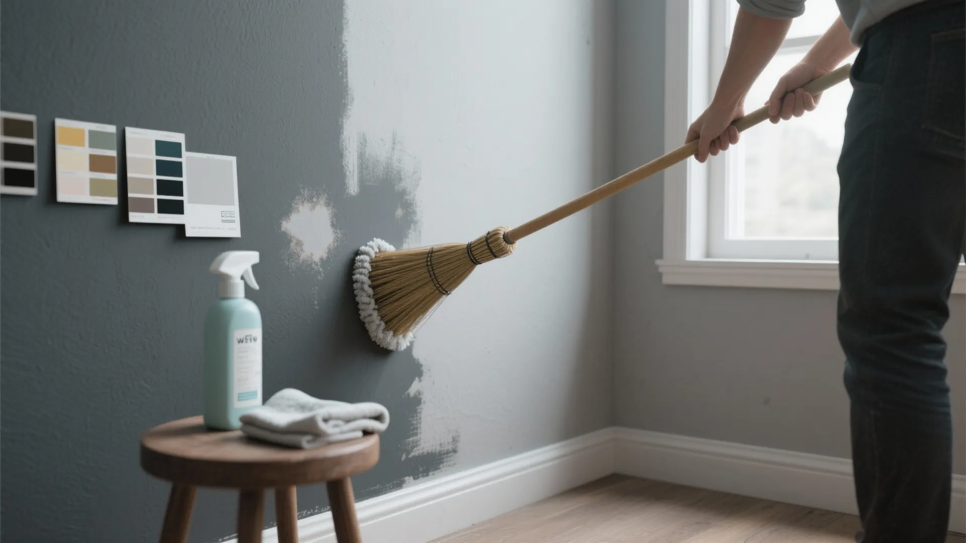 1. Start with the right prep: dust, prime, and spot-test