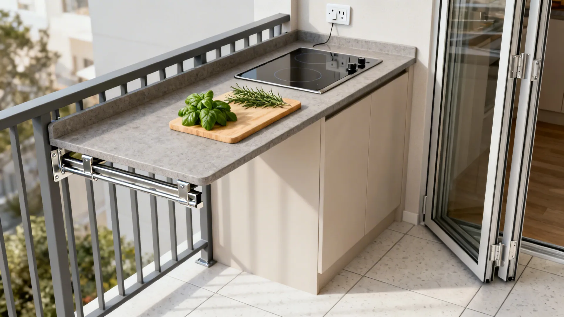 Indoor–Outdoor Prep Nook