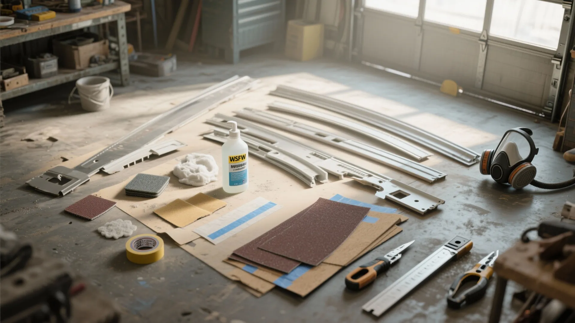 2. Prep like a pro — clean, sand, mask