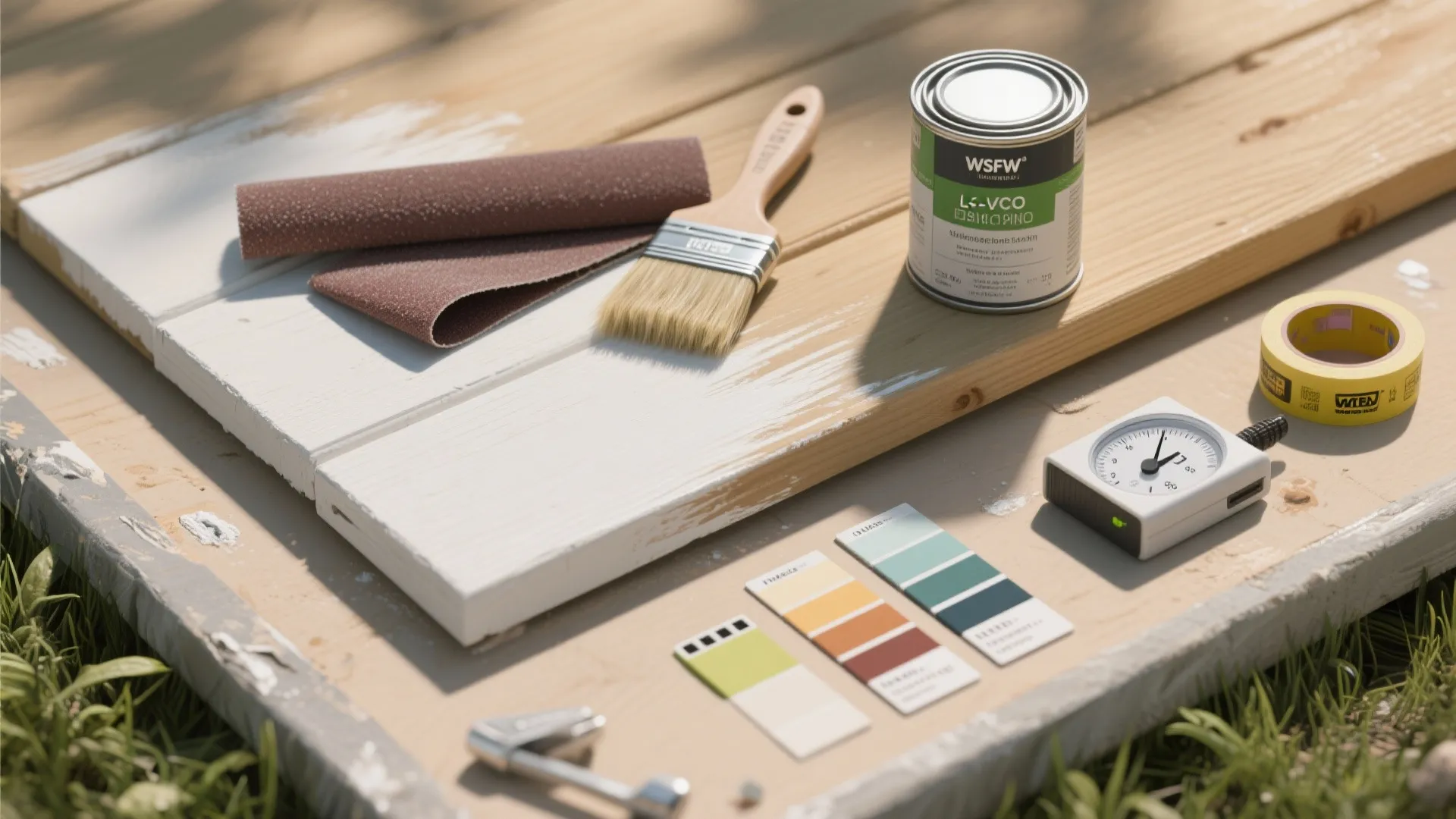 5. Mind VOCs, temperature, and substrate prep