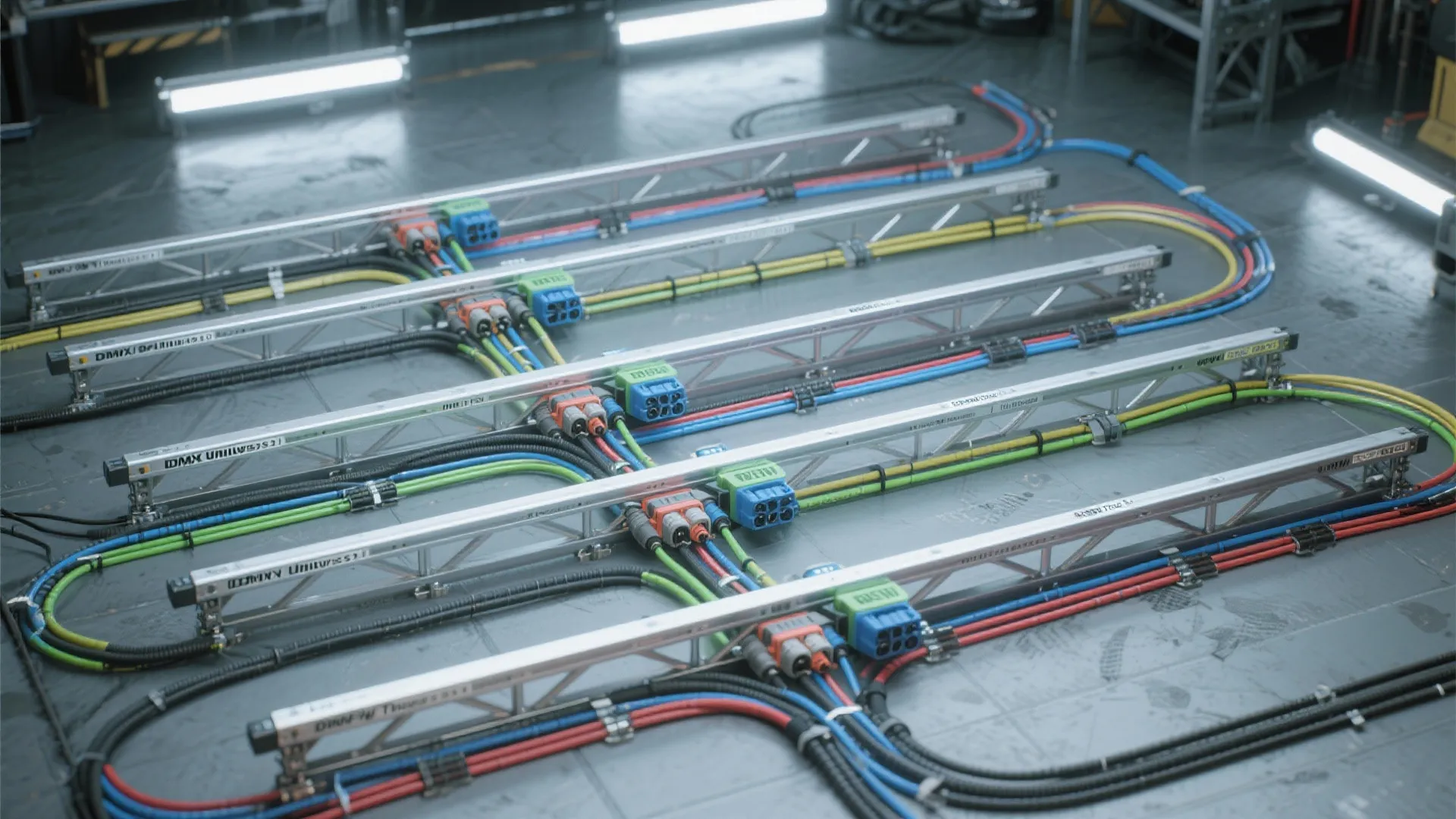 Pre‑Rigged Bars and Cable Management Channels