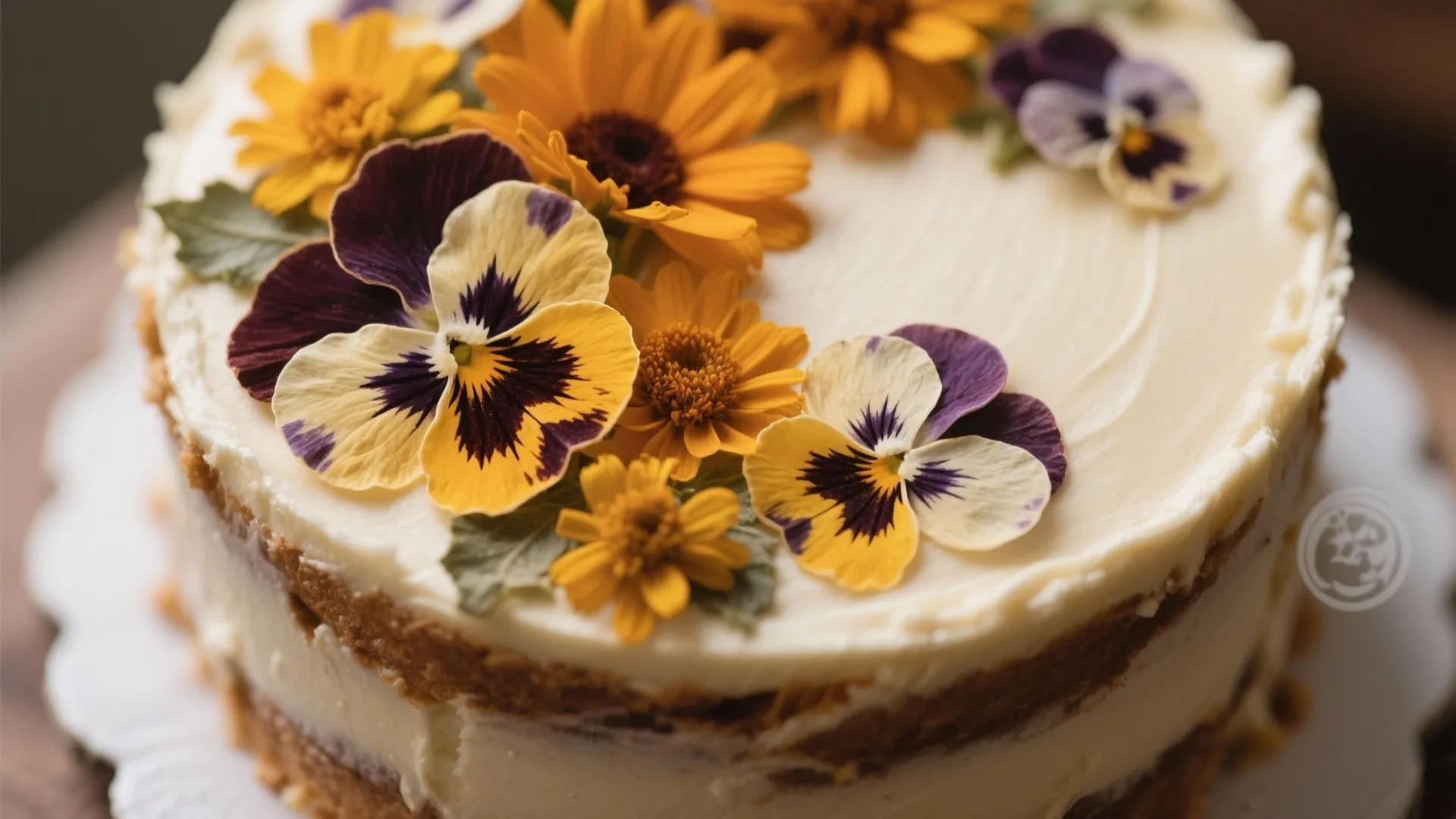 4. Pressed Edible Flowers