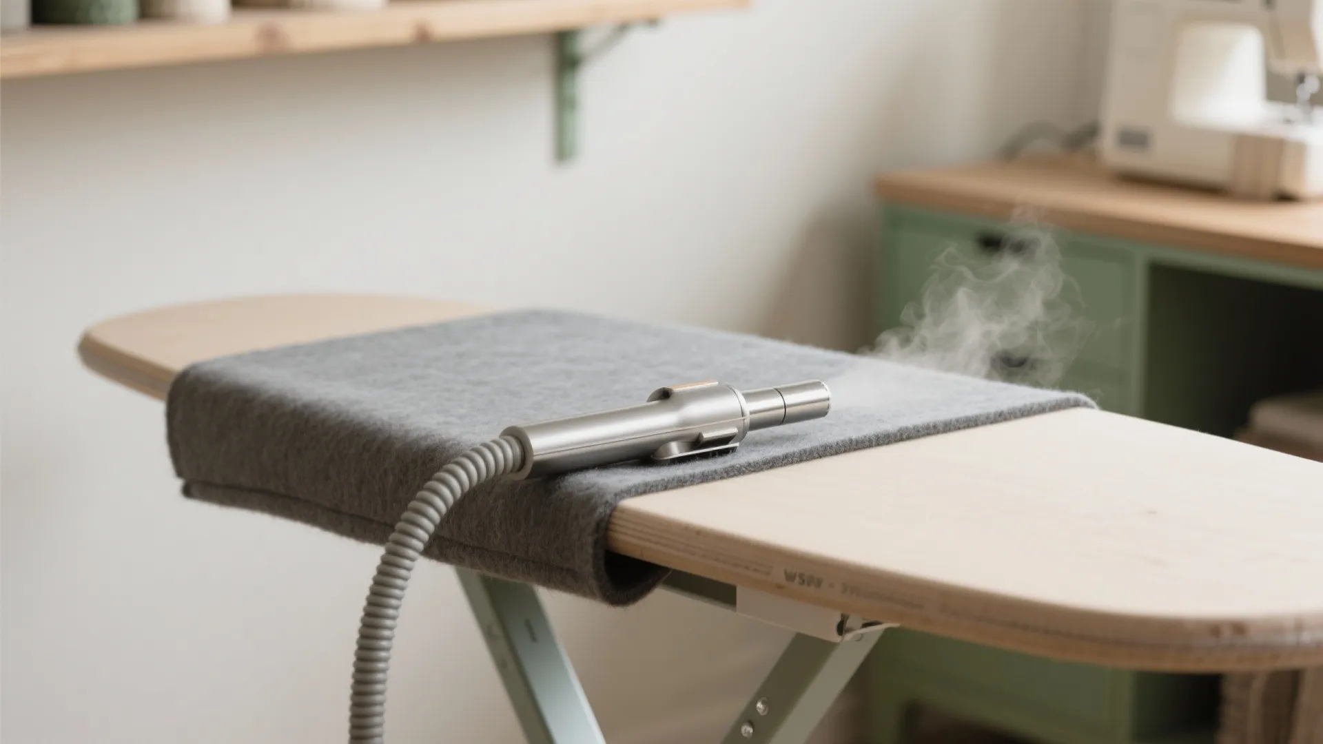 4) Space-Savvy Pressing: Slim Boards and Vertical Steam Stations