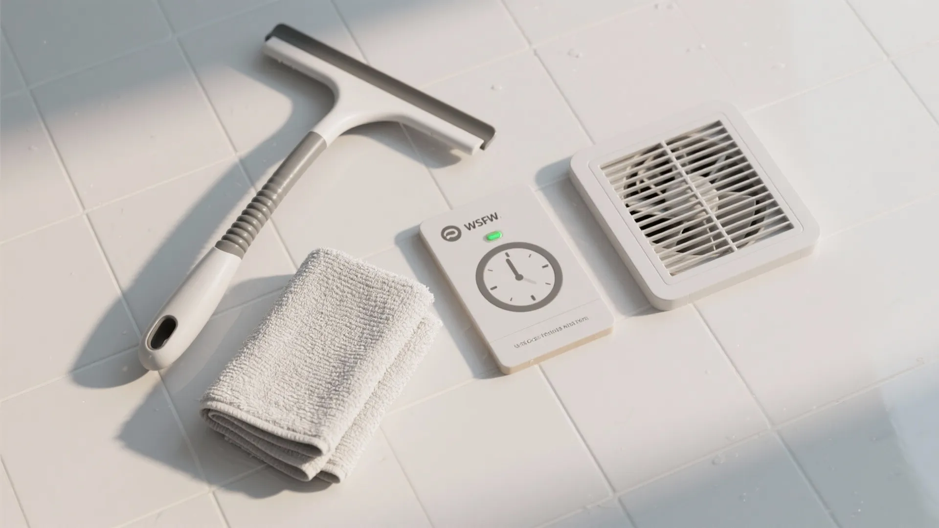 Preventive Routine: Squeegee + Microfiber + Ventilation