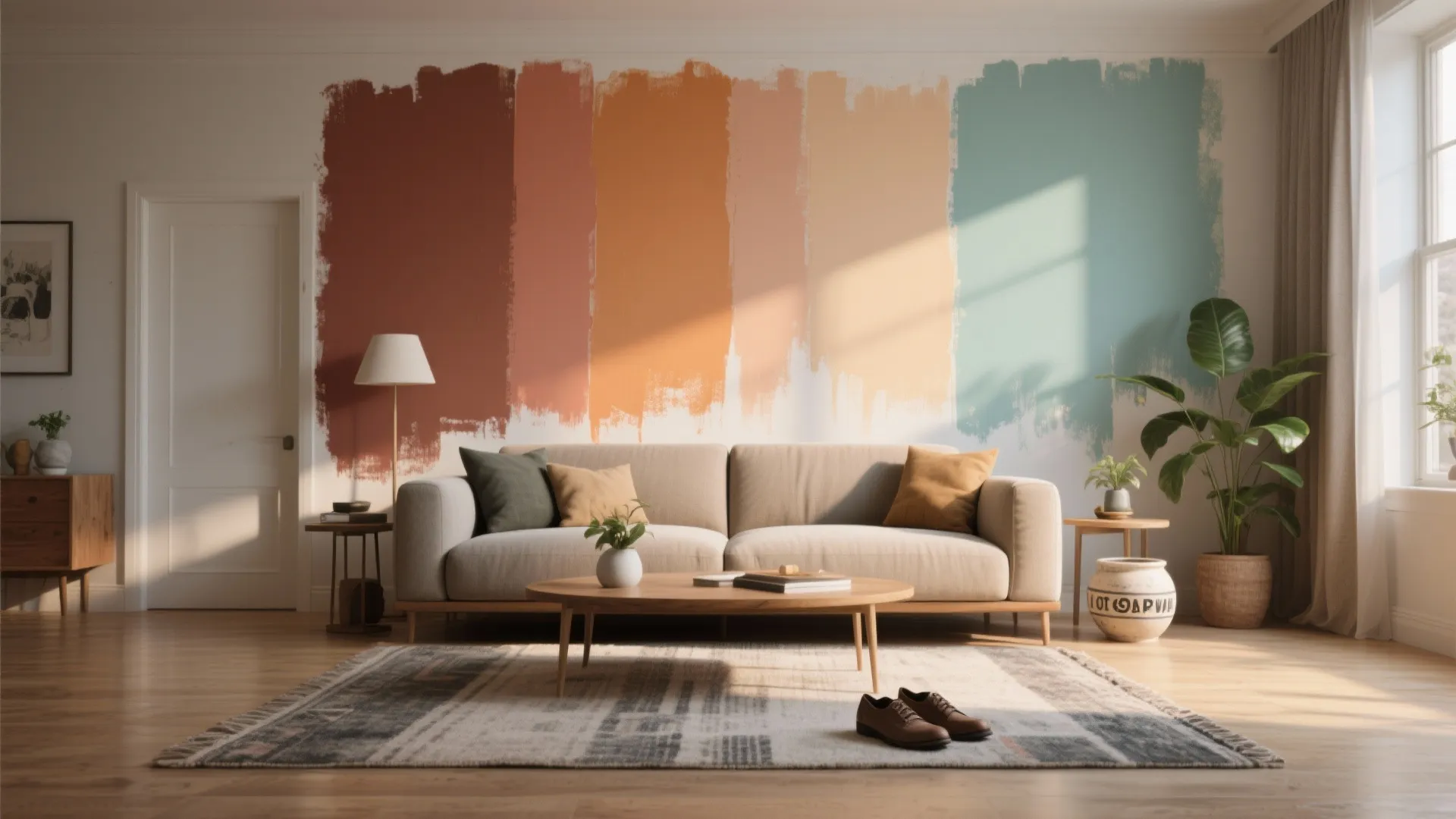 5. Preview paint with existing furniture in place