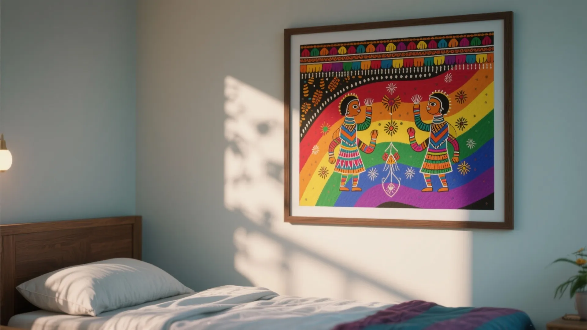 4. Pride meets tradition in wall art