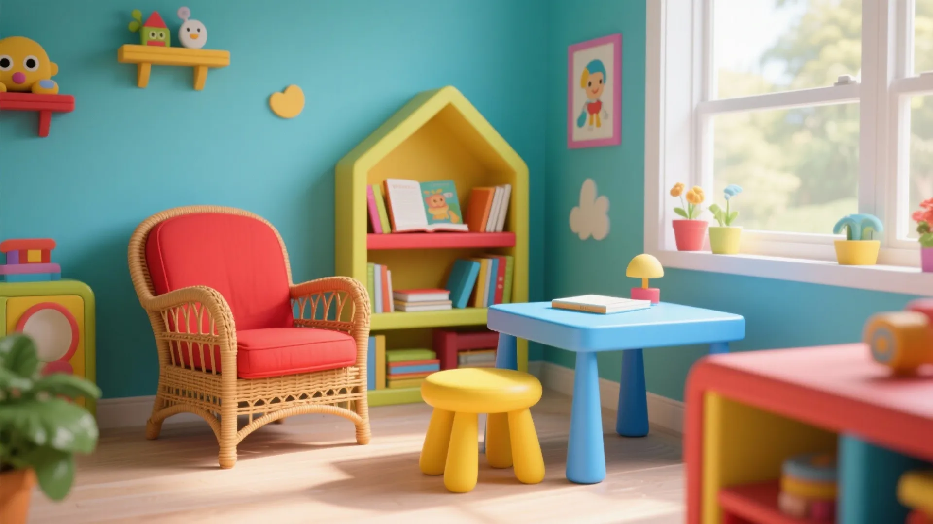 7. Playful Primary Colors