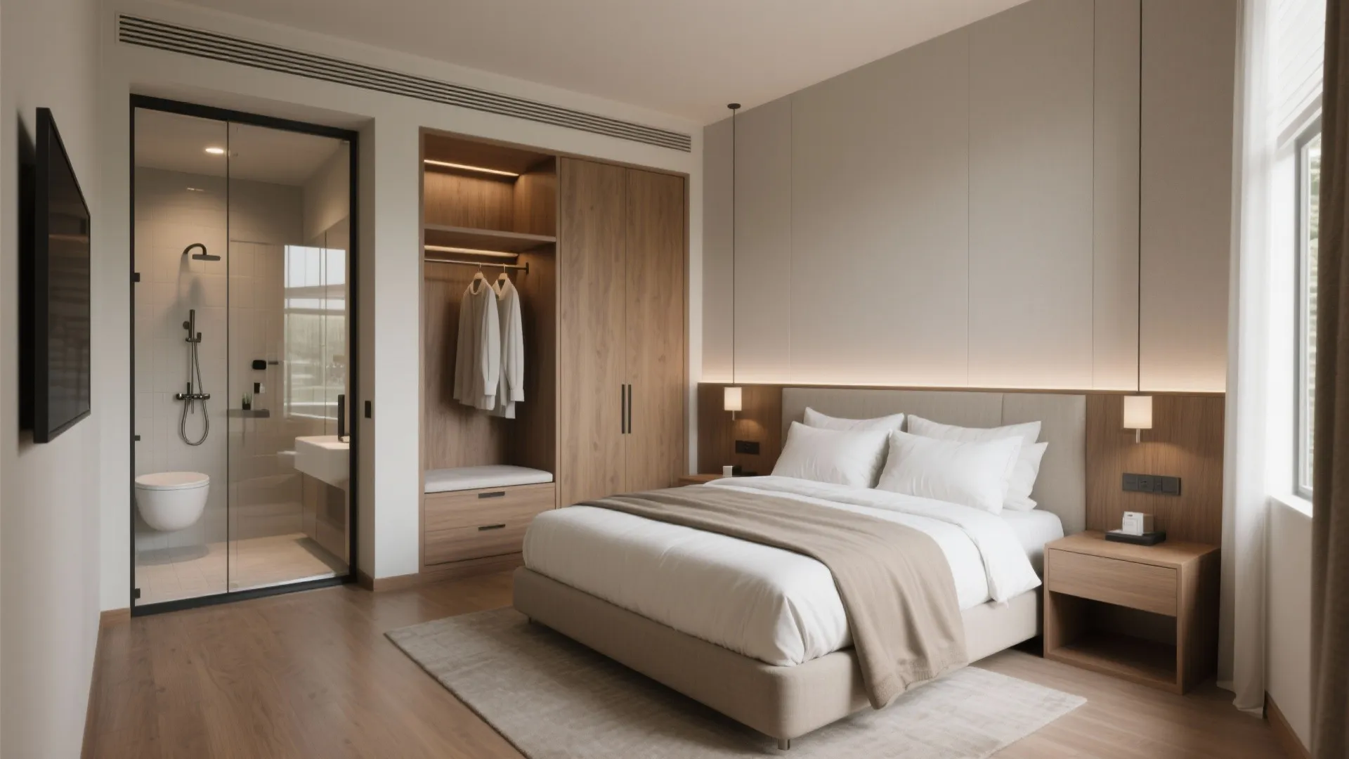 Primary Suite with Ensuite and Closet