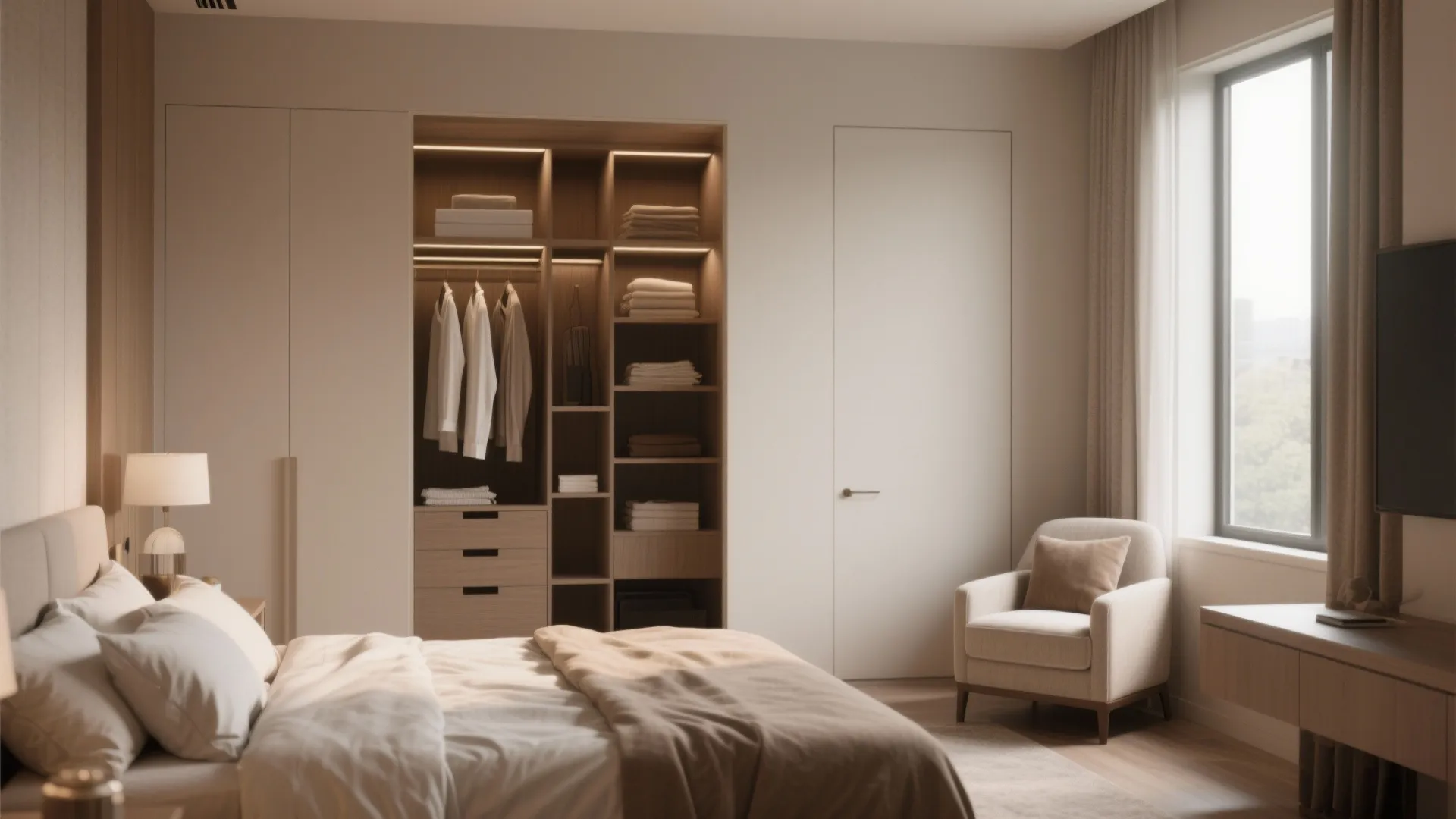 2. Primary suite with walk-in closet and private retreat
