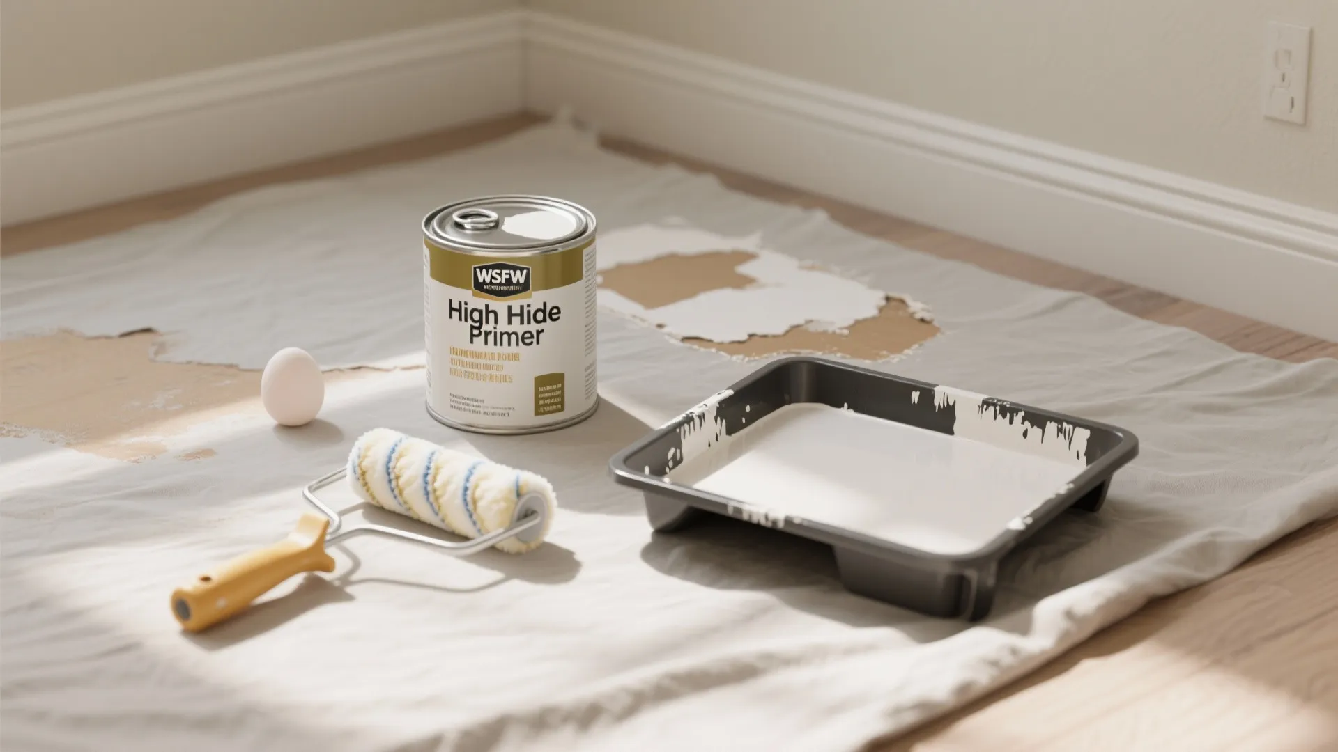 4. High-Hide Primer + Eggshell Topcoat