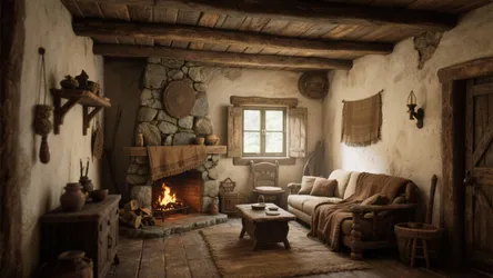 10 Primitive Living Room Ideas