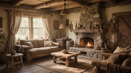 10 Simple Primitive Living Room Ideas