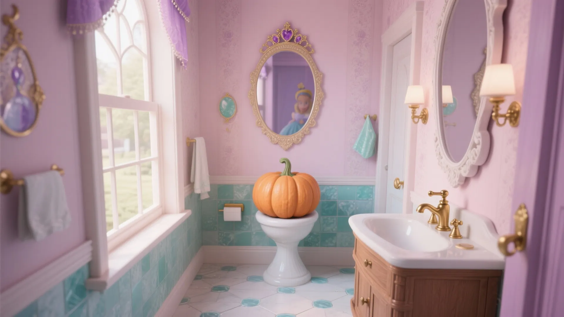 Disney Princess Bathroom Decor — 5 Ideas: Charming, practical Disney princess bathroom decor ideas for small spaces from a senior designer