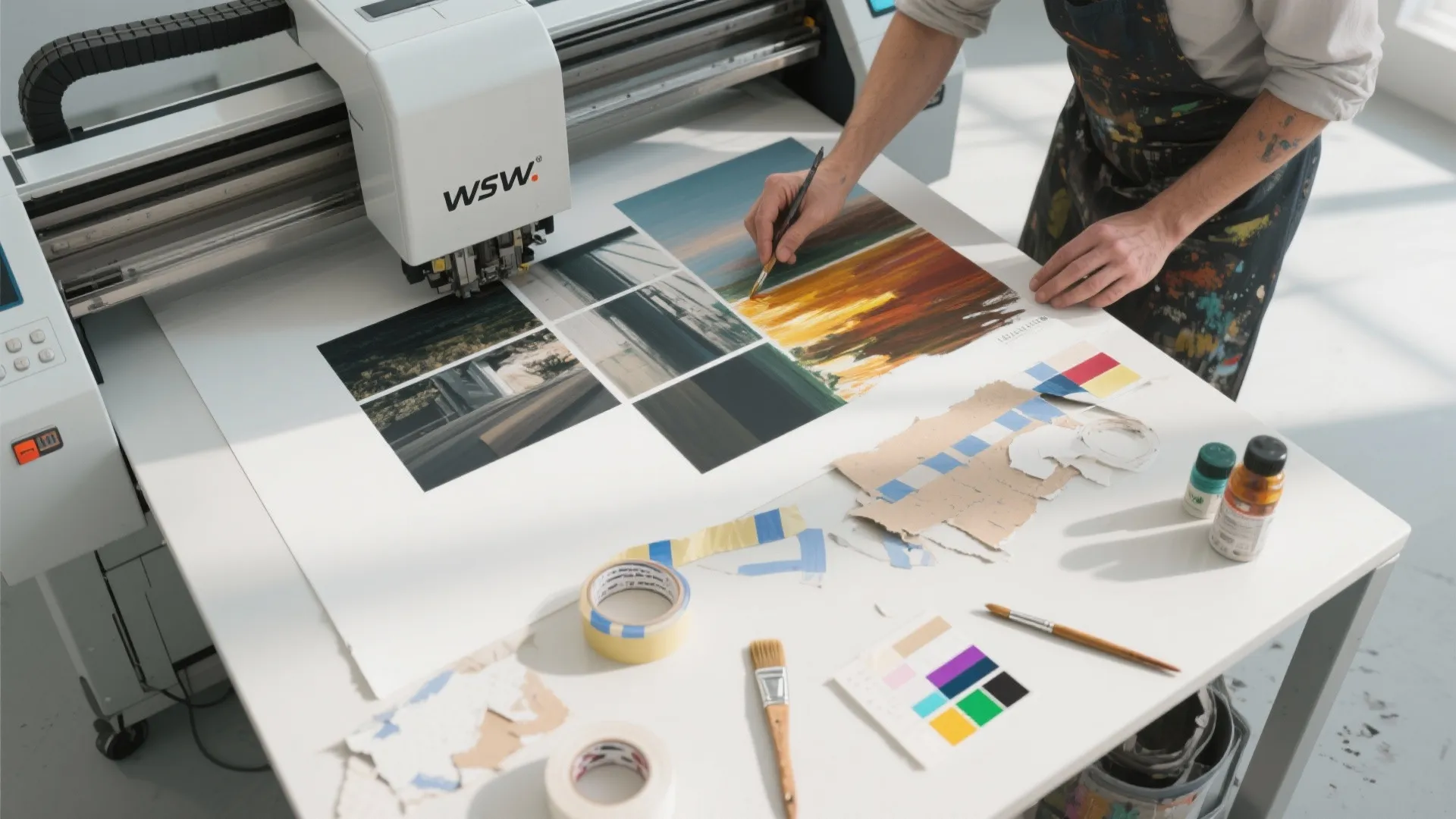 1. Print-then-finish: fast base layer, hand-done detail