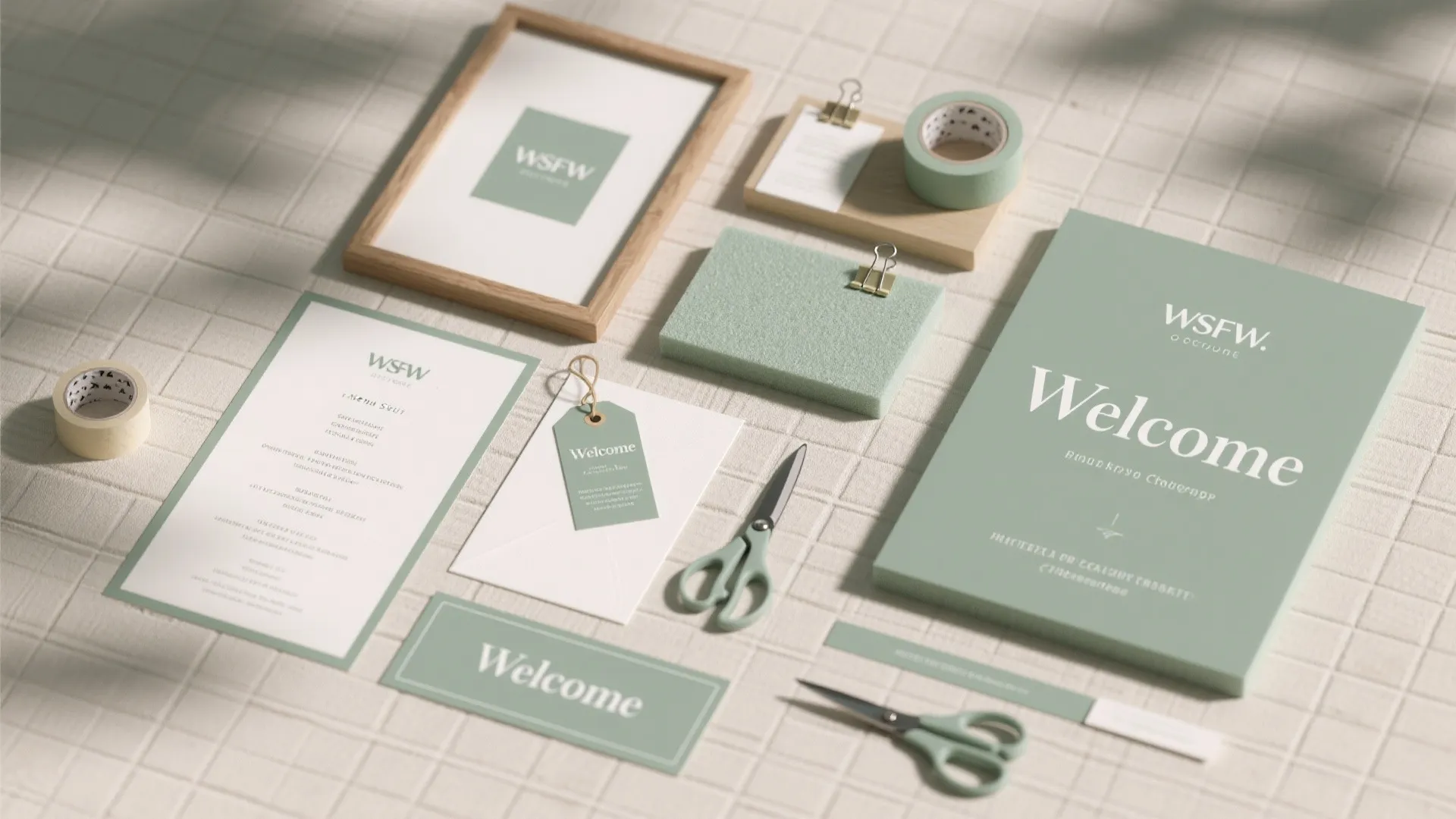 Printable signage and easy photo props