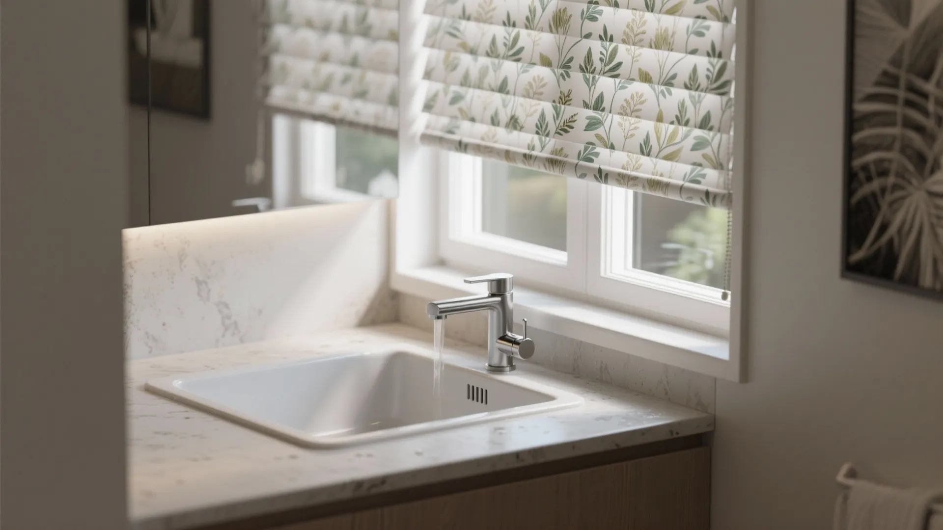 2. Roller Blinds with Printed Patterns