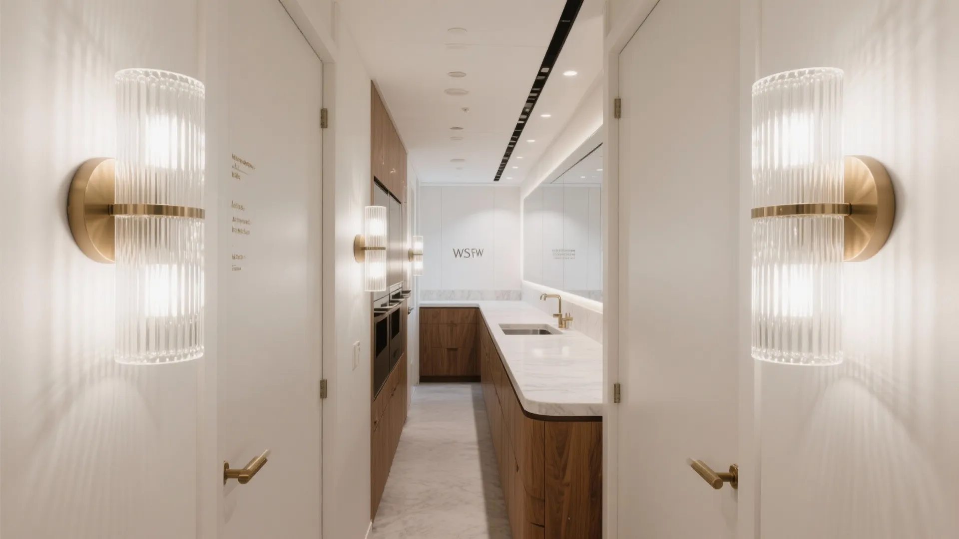 Prismatic and ribbed glass for sparkle without glare