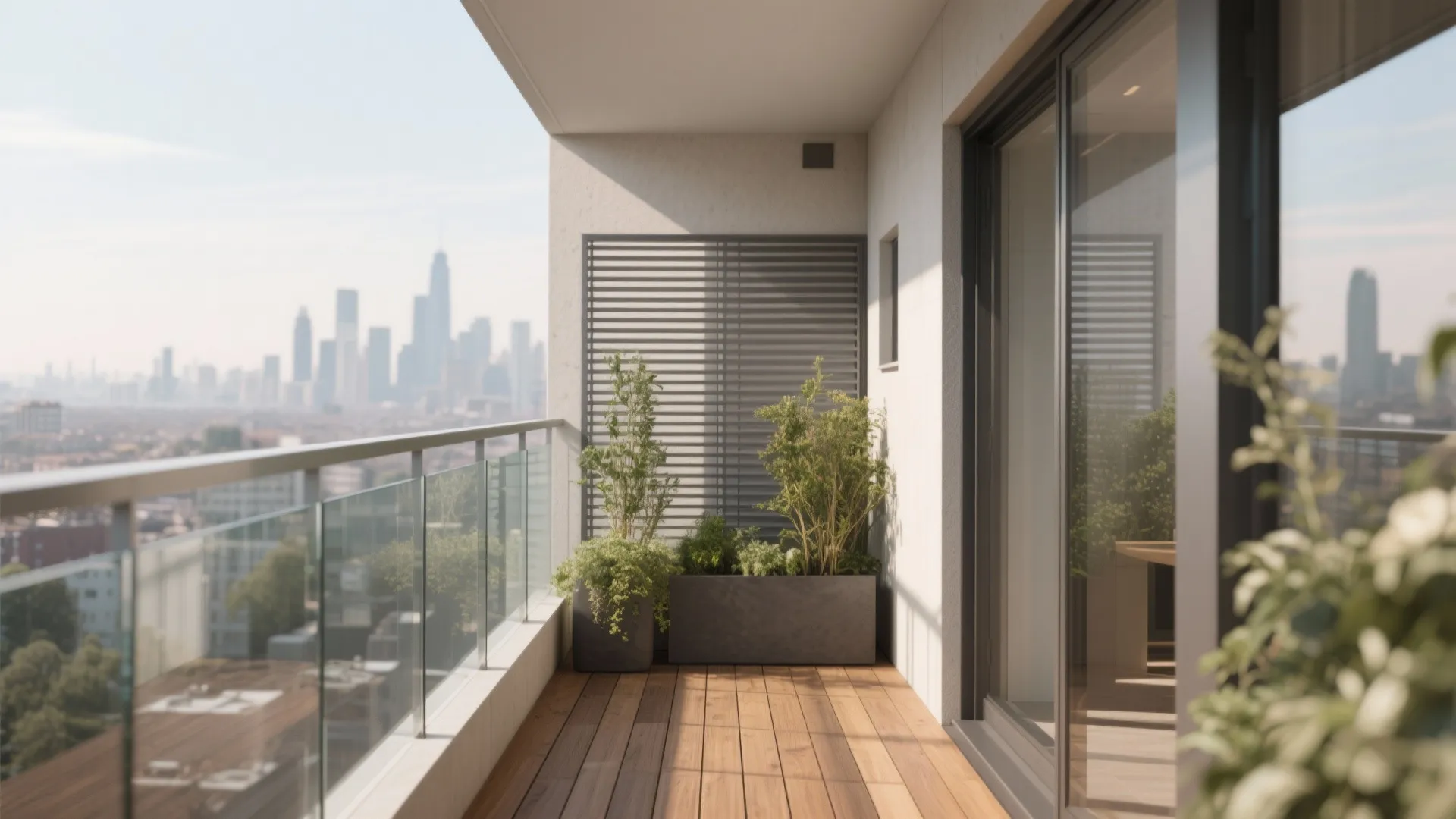 Light, view, and privacy in balance