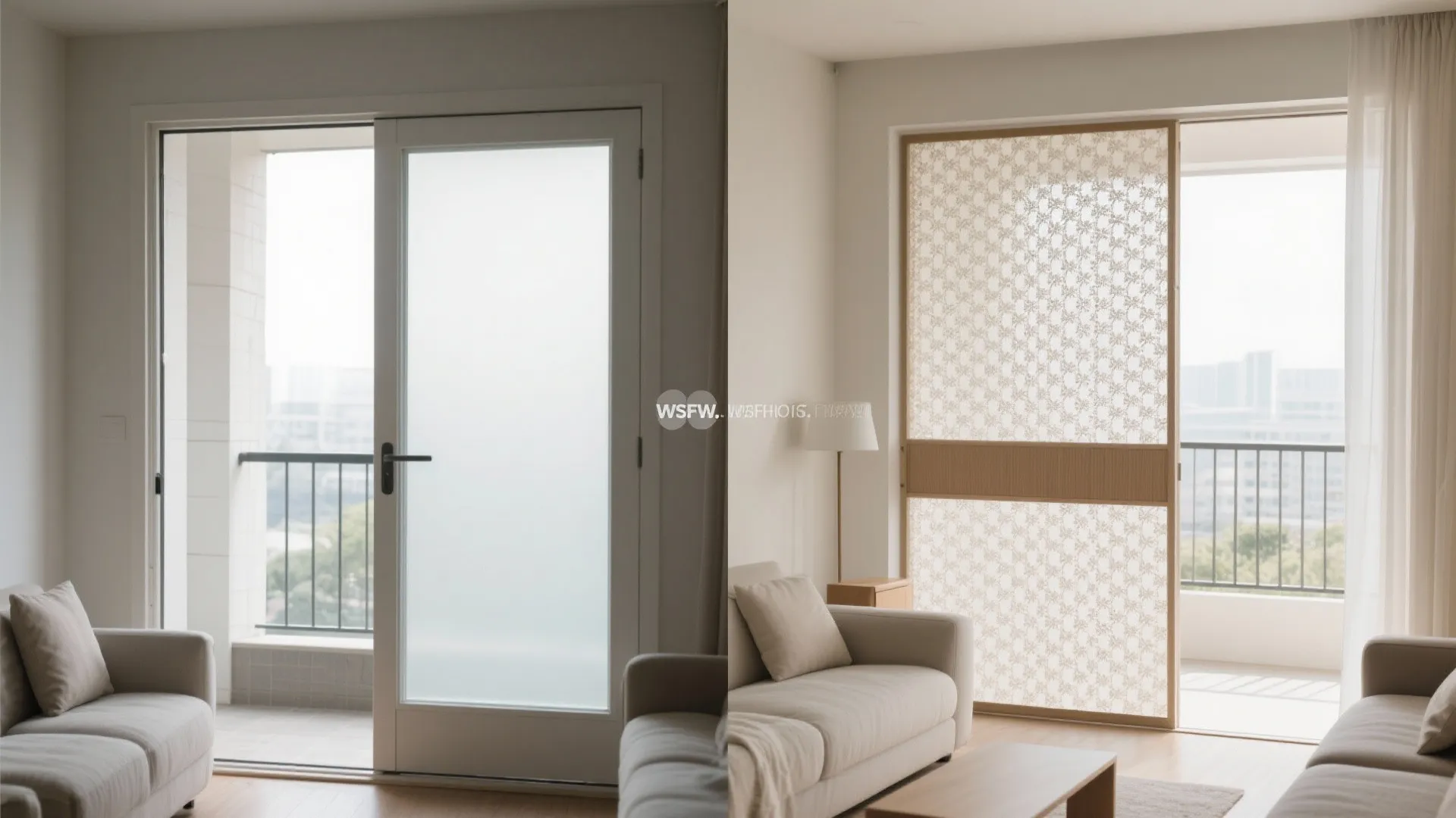 Patterned Screens with Privacy Bands