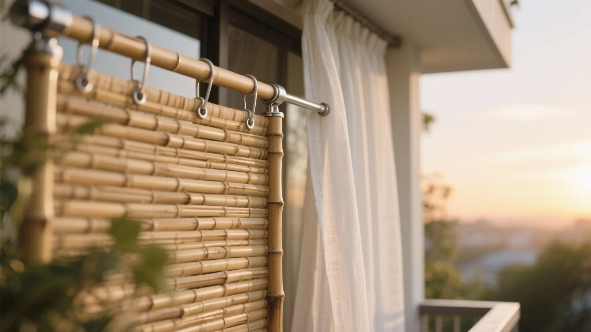 Privacy Screens, Sheer Curtains, and Acoustic Touches