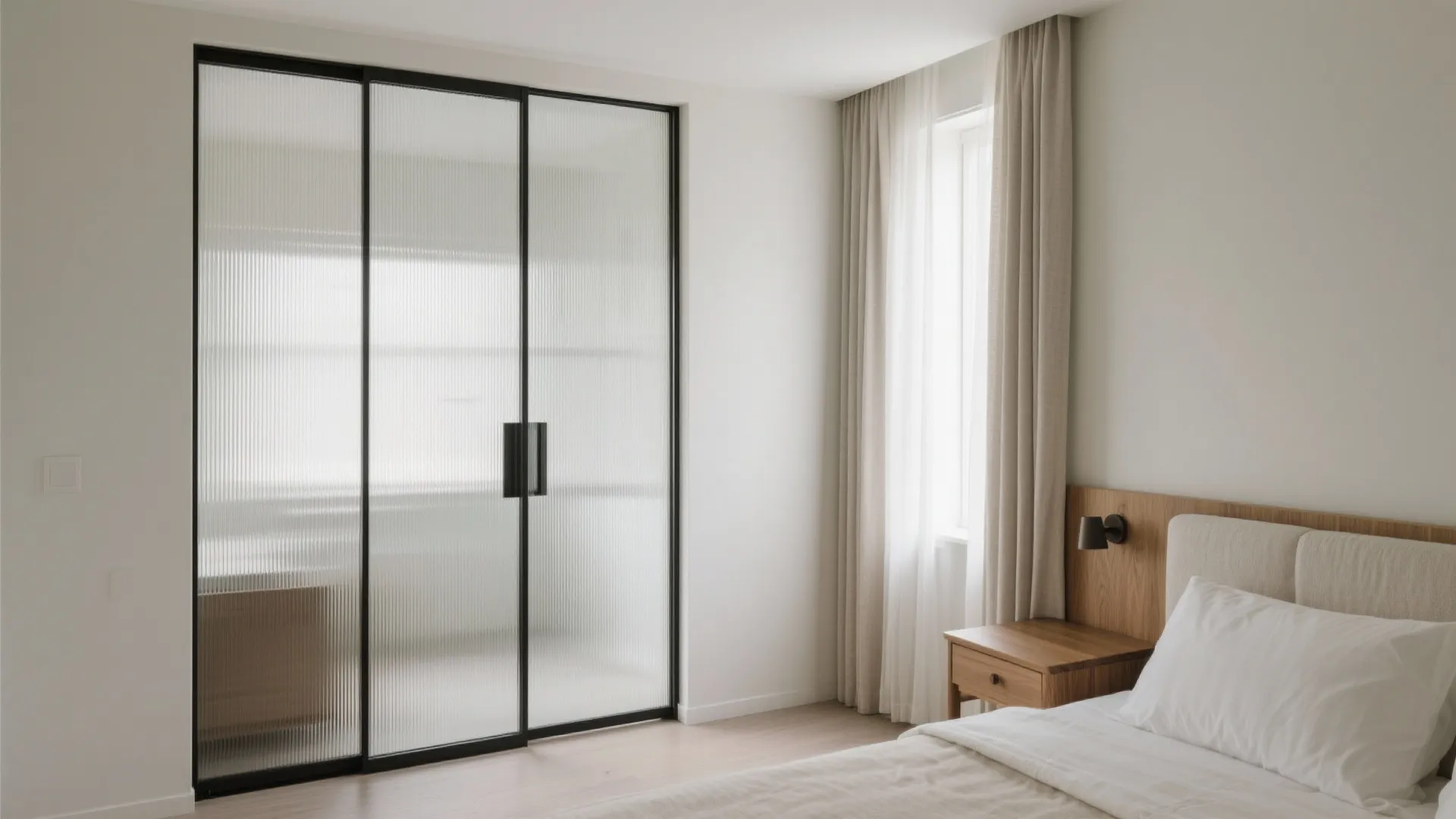 Privacy-smart glass for bedrooms and baths