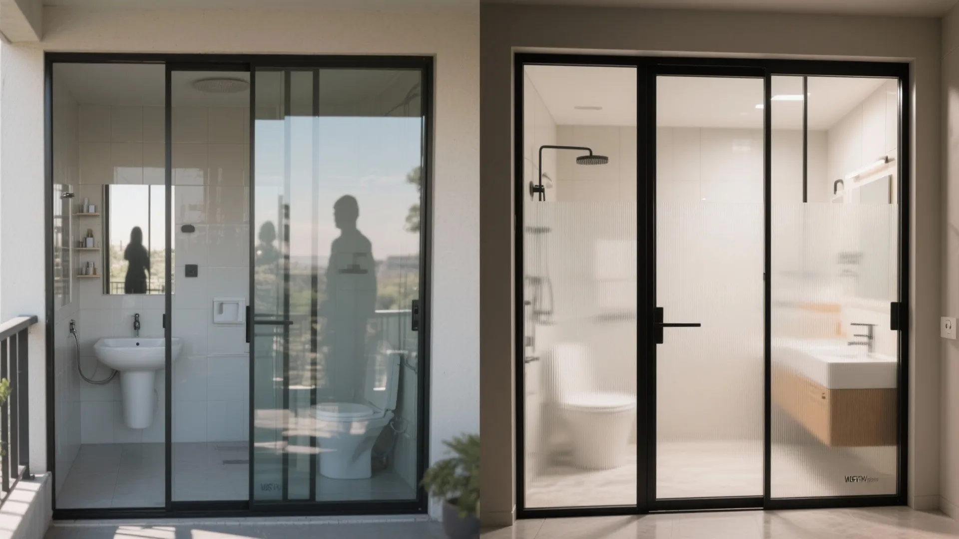 Frosted Glass Screens for Privacy and Light