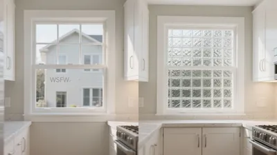 Modern Kitchen Window Design Ideas – Clear vs. Glass Block Options