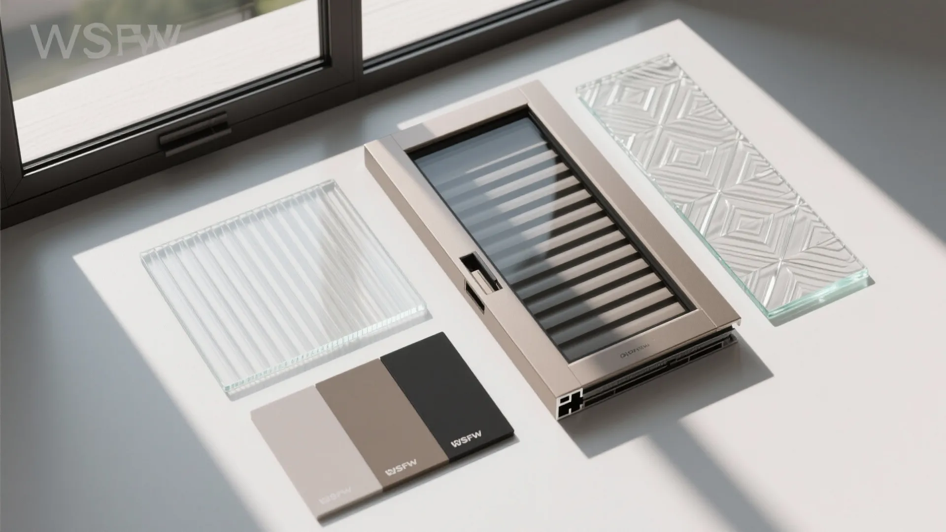 4) Privacy-smart glass: frosted, fluted, or switchable