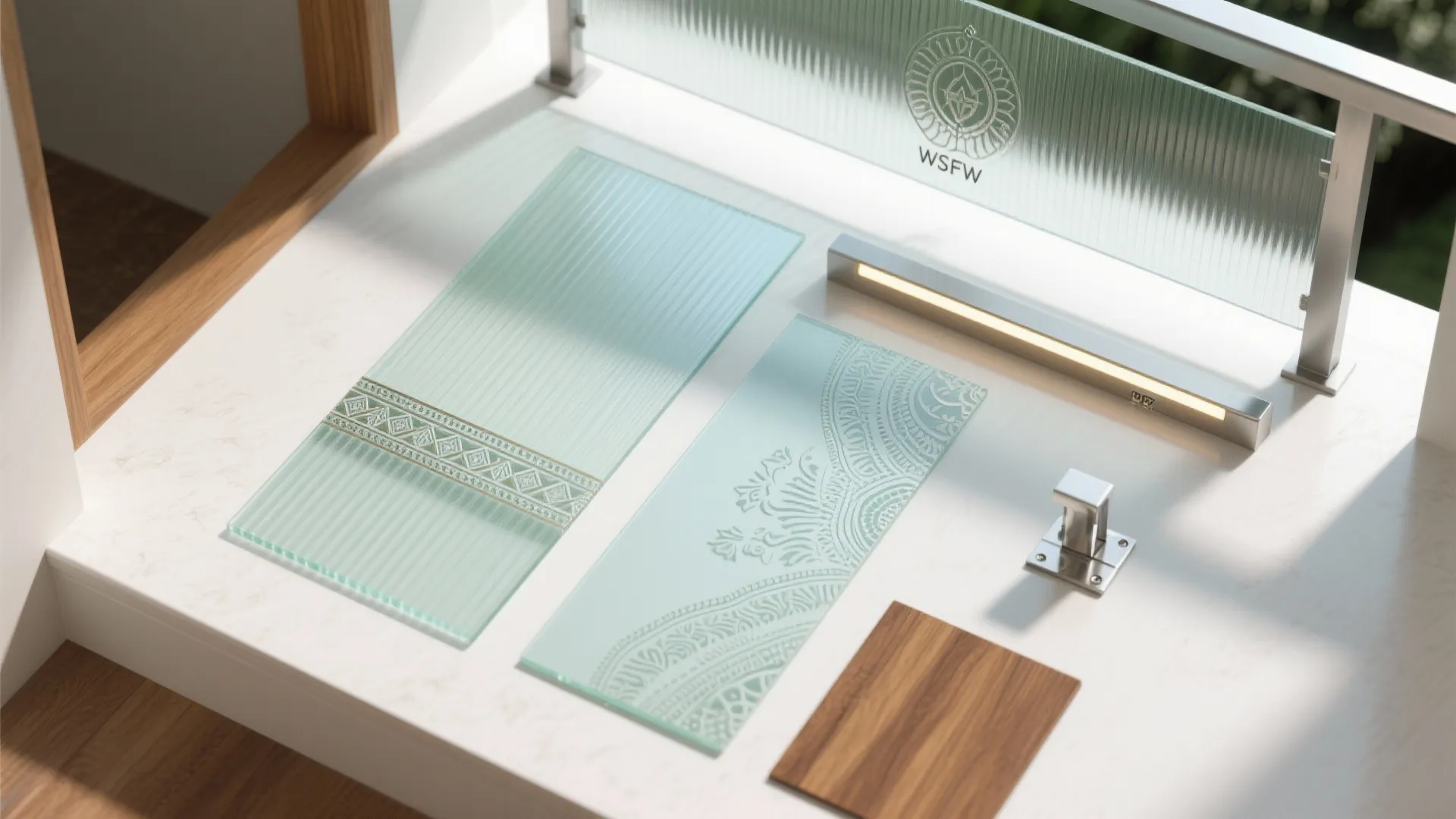 Privacy-Forward Textured, Reeded, or Patterned Glass